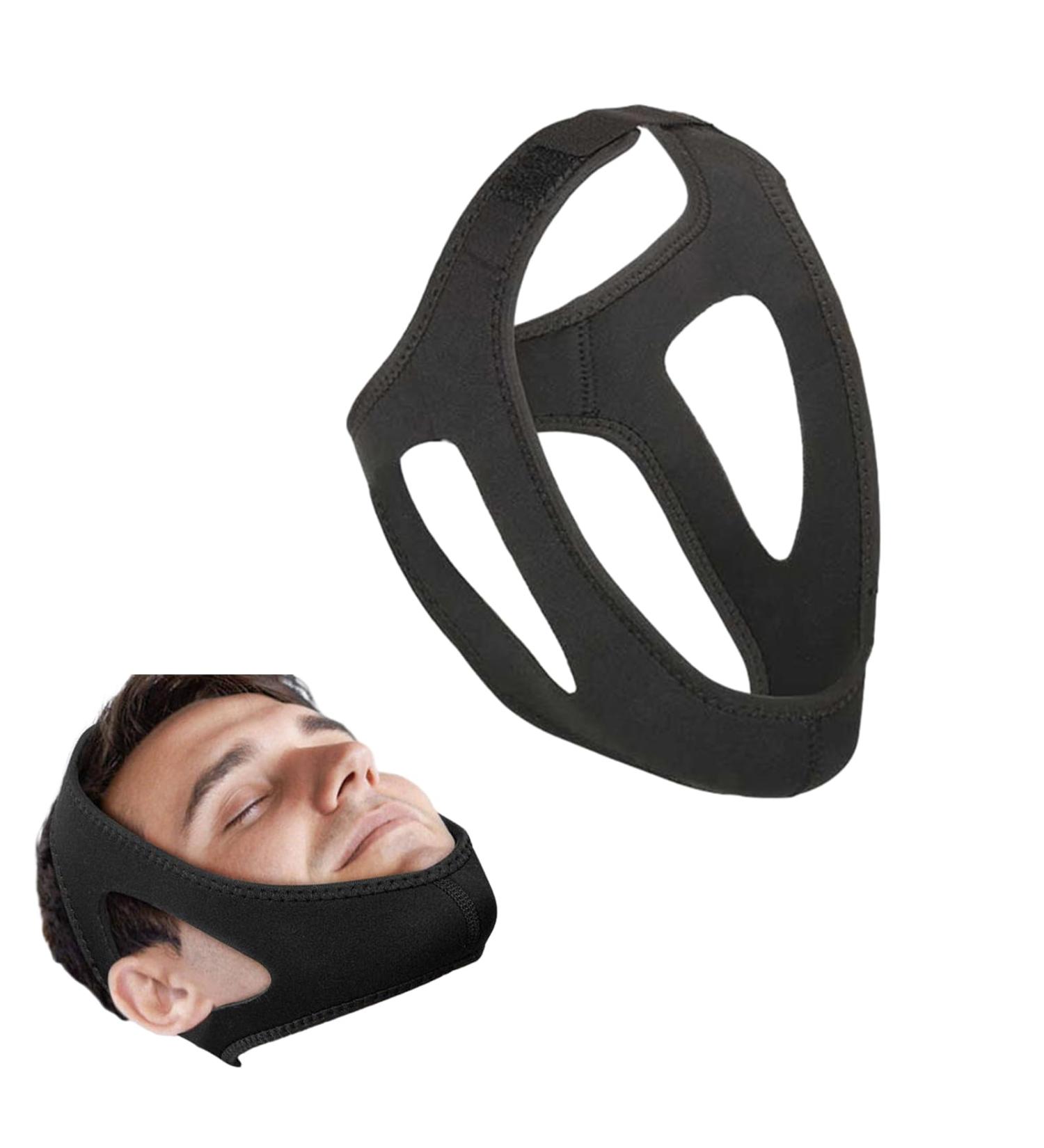Adjustable Anti Snoring Chin Strap for Men and Women - Comfortable Snoring Aid, Breathable Stop Snoring Solution - Snore Stopper Belt for Better Sleep - Snoner Stype1 - Buy Online on GoSupps.com
