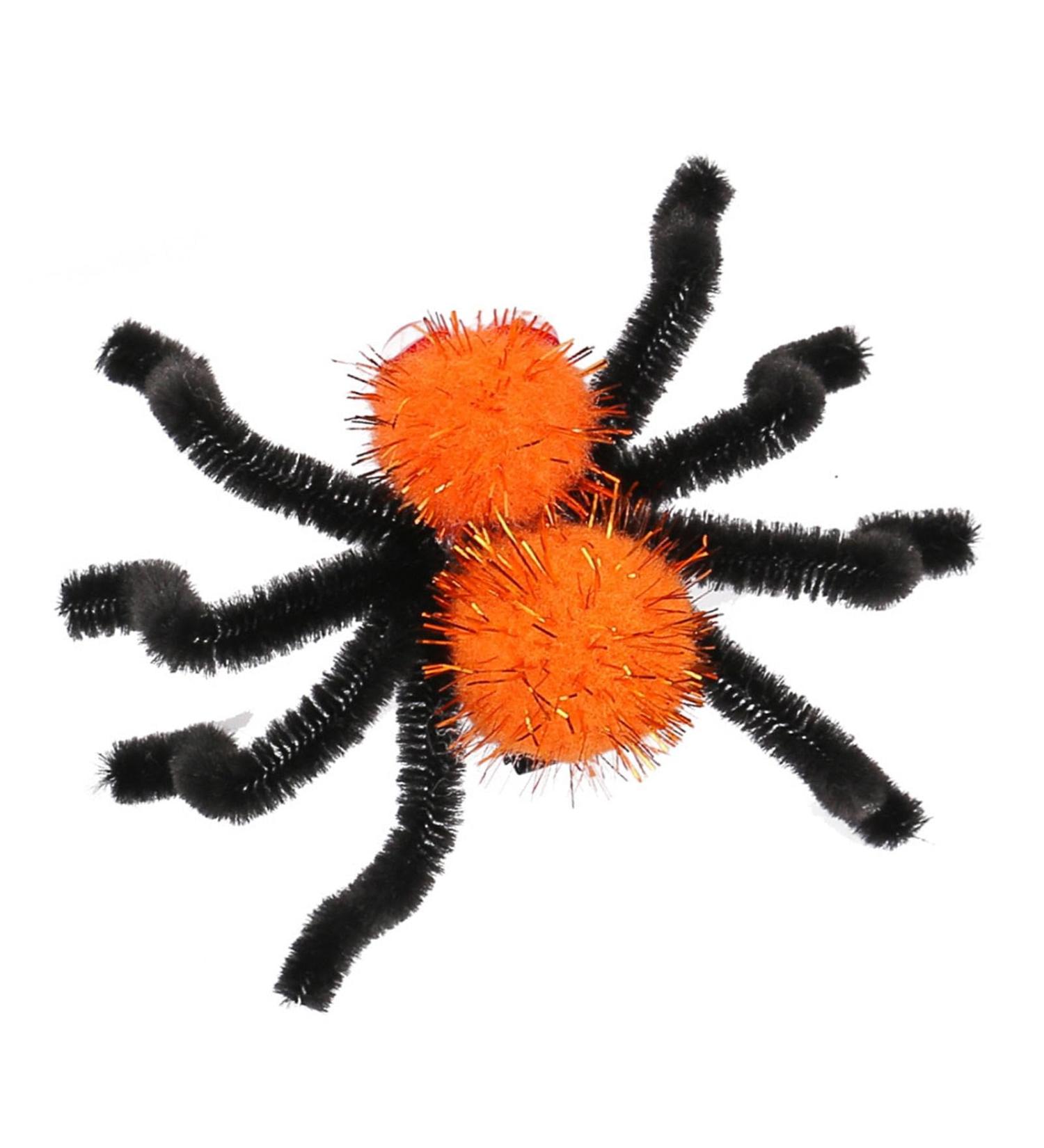 Halloween Spider Hair Clips - Horror Barrettes - Halloween Fancy Dress Accessory - Spider Dress Up Accessories Orange - Buy Online on GoSupps.com