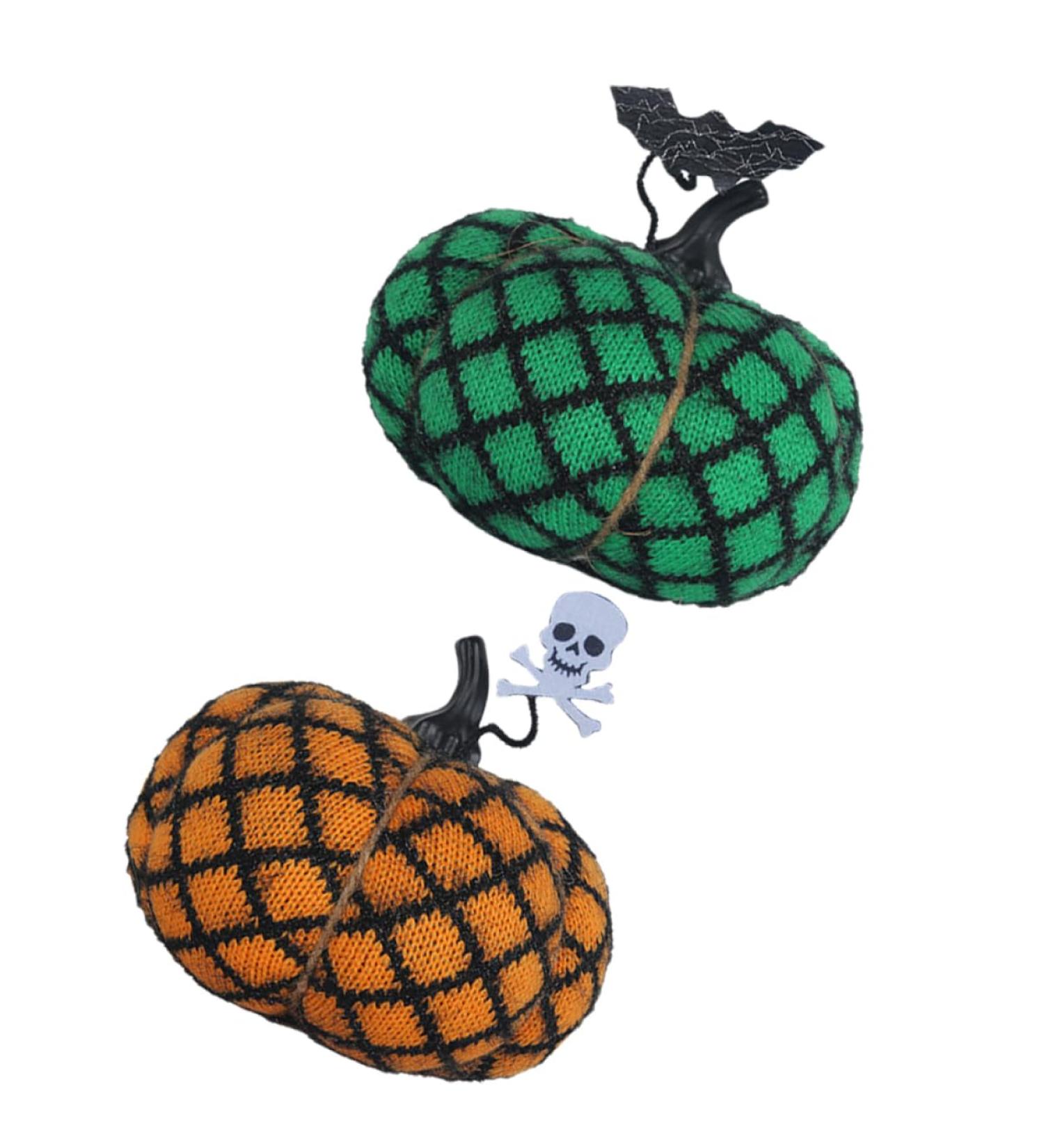 NOLITOY 2pcs Children's Halloween Pumpkin Toy Kids Toys Halloween Decor Kid Toys Home Decor Halloween Toys Couch Pillows Sofa Pumpkin Toy Simulation Stuffed Pumpkin Polyester Props Soft Assorted Color 17X17x14CM - Buy Online on GoSupps.com