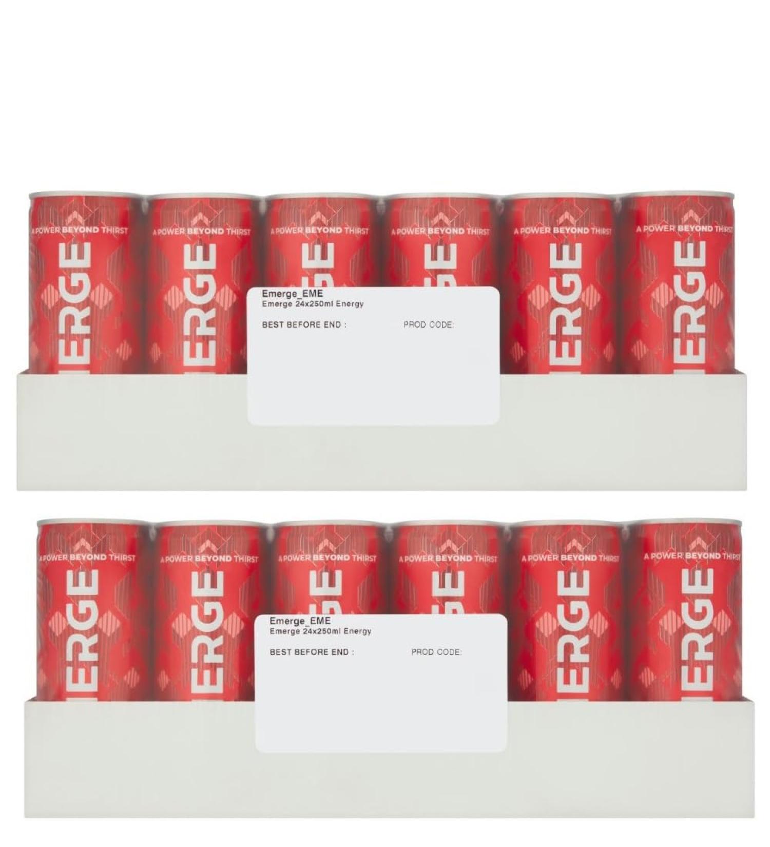 Emerge Energy drink pack 24 x 250 x 2 pack (Total 48 cans)