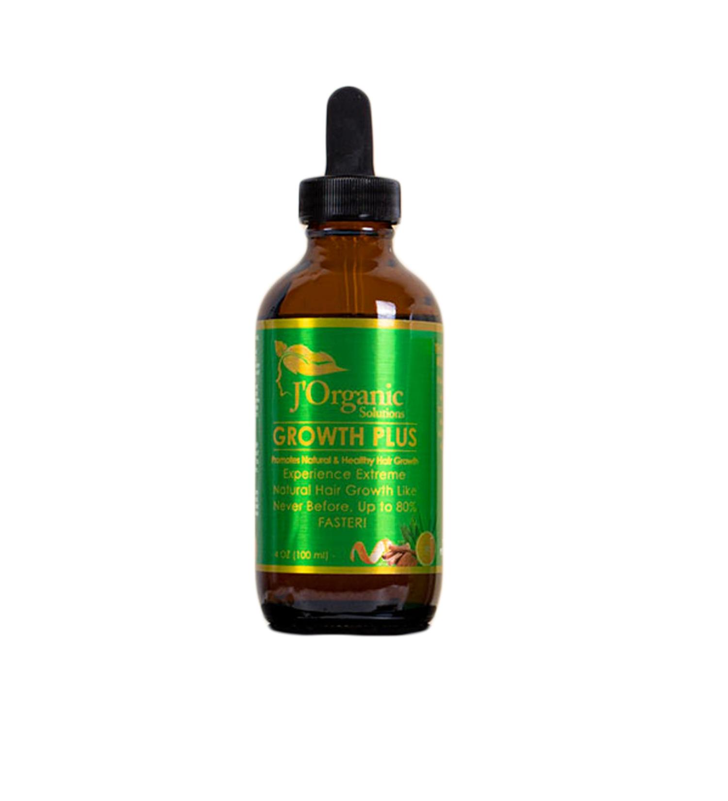 J Organic Solutions Growth-Plus Scalp Nourishing Oil | 2 Fl Oz | Revitalize & Strengthen Hair | International Shipping Available - Buy Online on GoSupps.com
