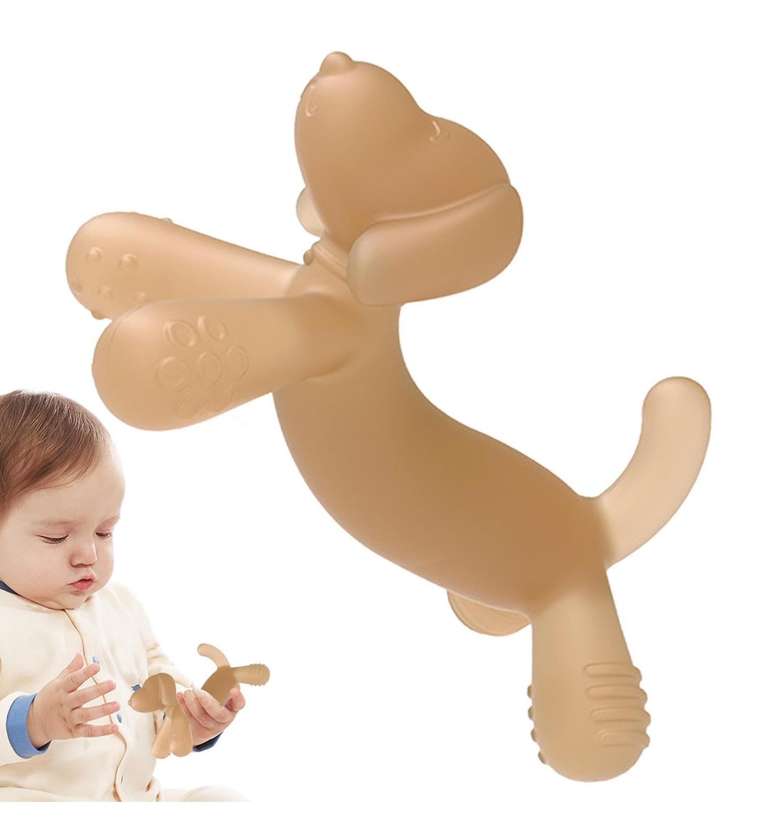 Jacekee Silicone Bite Toy for Toddlers | Biting Toys & Teething Rings for 0-12 Months | Safe Silicone Playtime for Babies - Buy Online on GoSupps.com