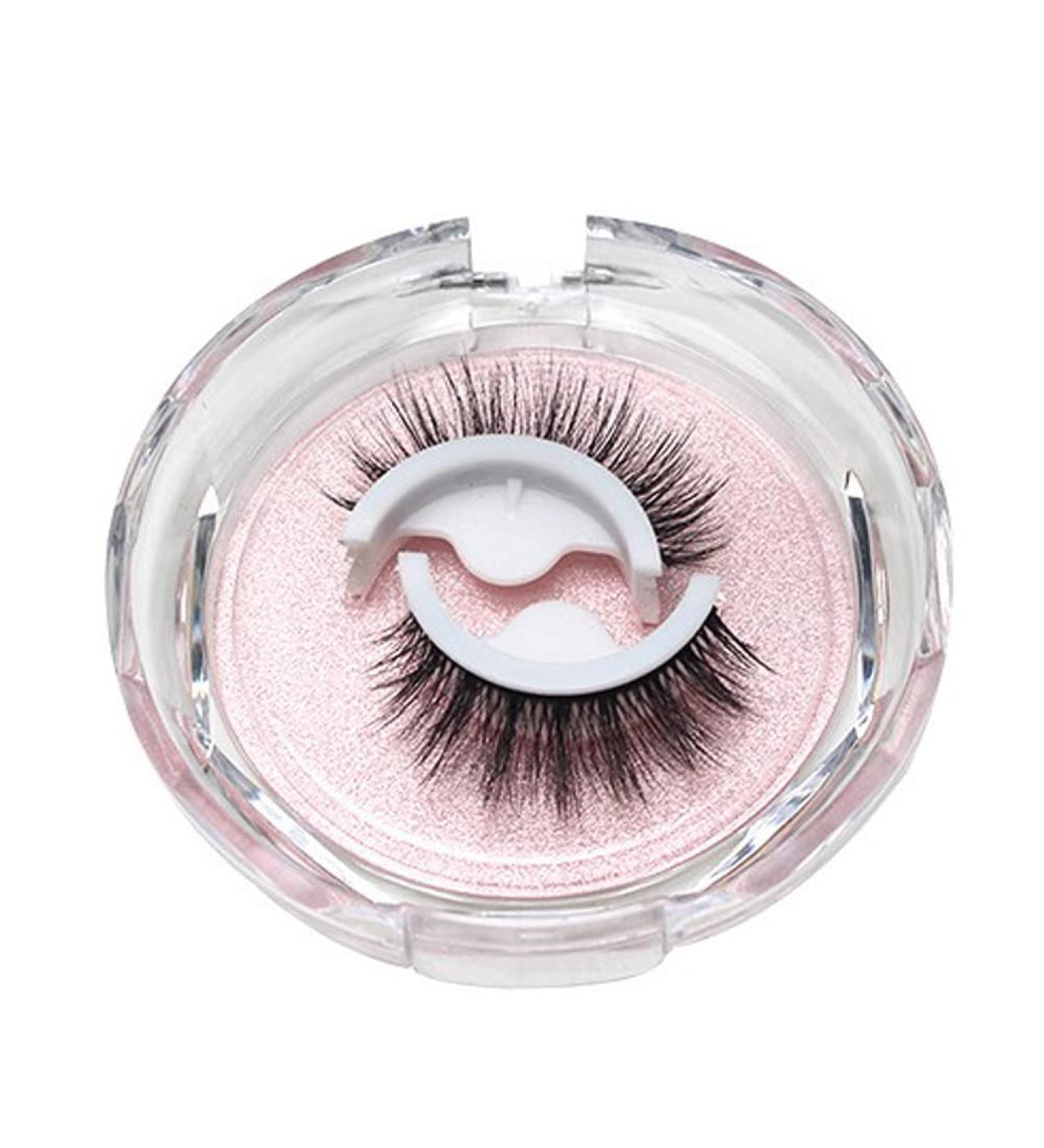 TiSkying False Eyelashes Stickers without Glue Reusable Long Eyelashes Waterproof Self-Adhesive Eyelashes No Liner Fake Lashes Natural Look for Women - Buy Online on GoSupps.com