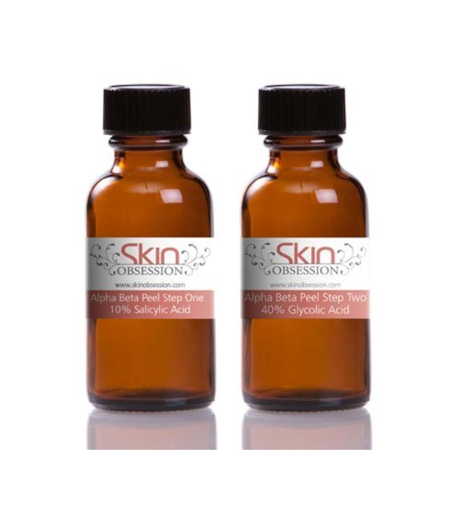 40% 2 phase Combination Chemical Glycolic/Salicylic/lactic Peel for Acne Fine Lines