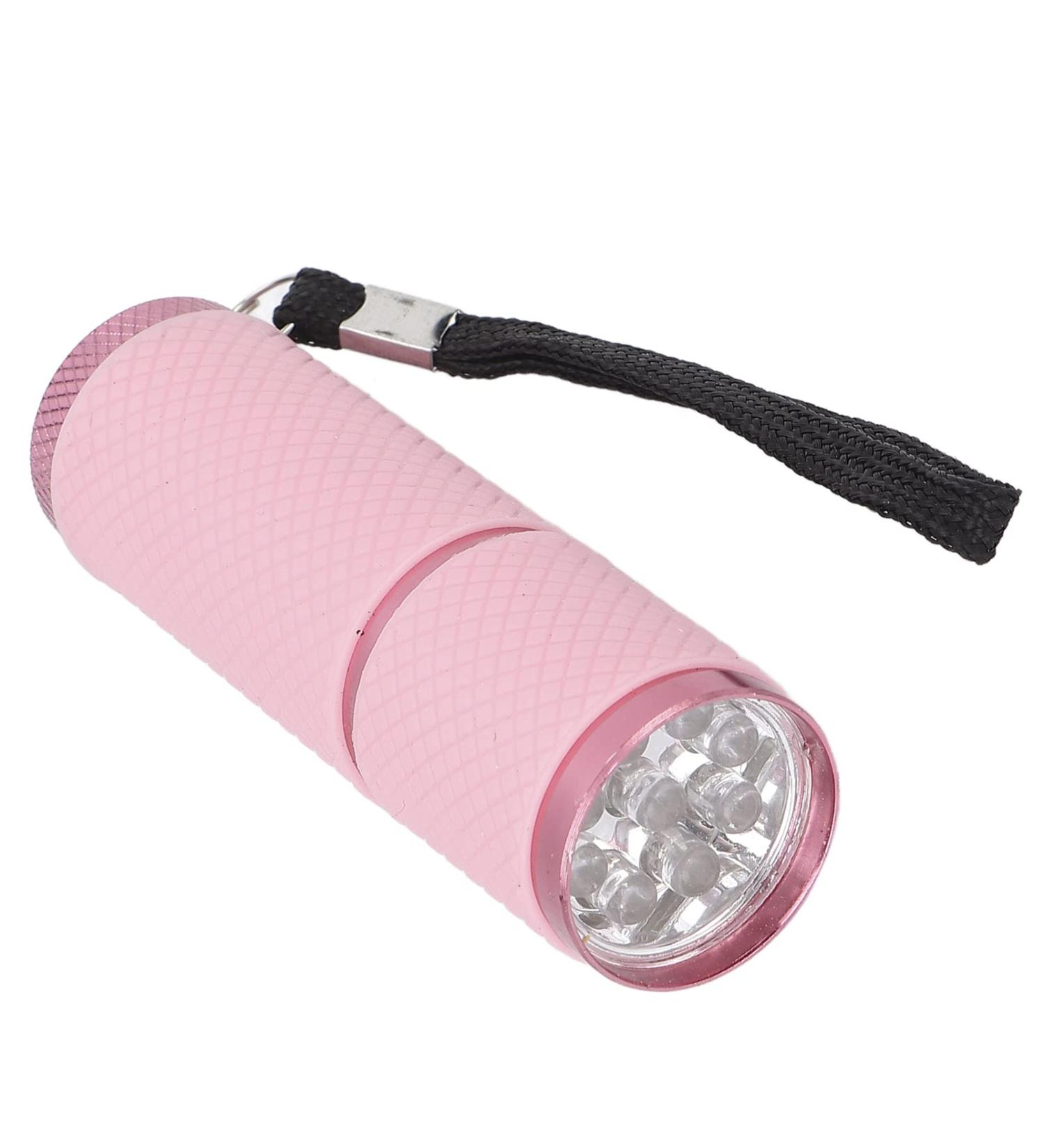 Shop Pink Flashlight Nail Lamp - LED Nail Dryer & Art Tool for Home Salon - Buy Online on GoSupps.com