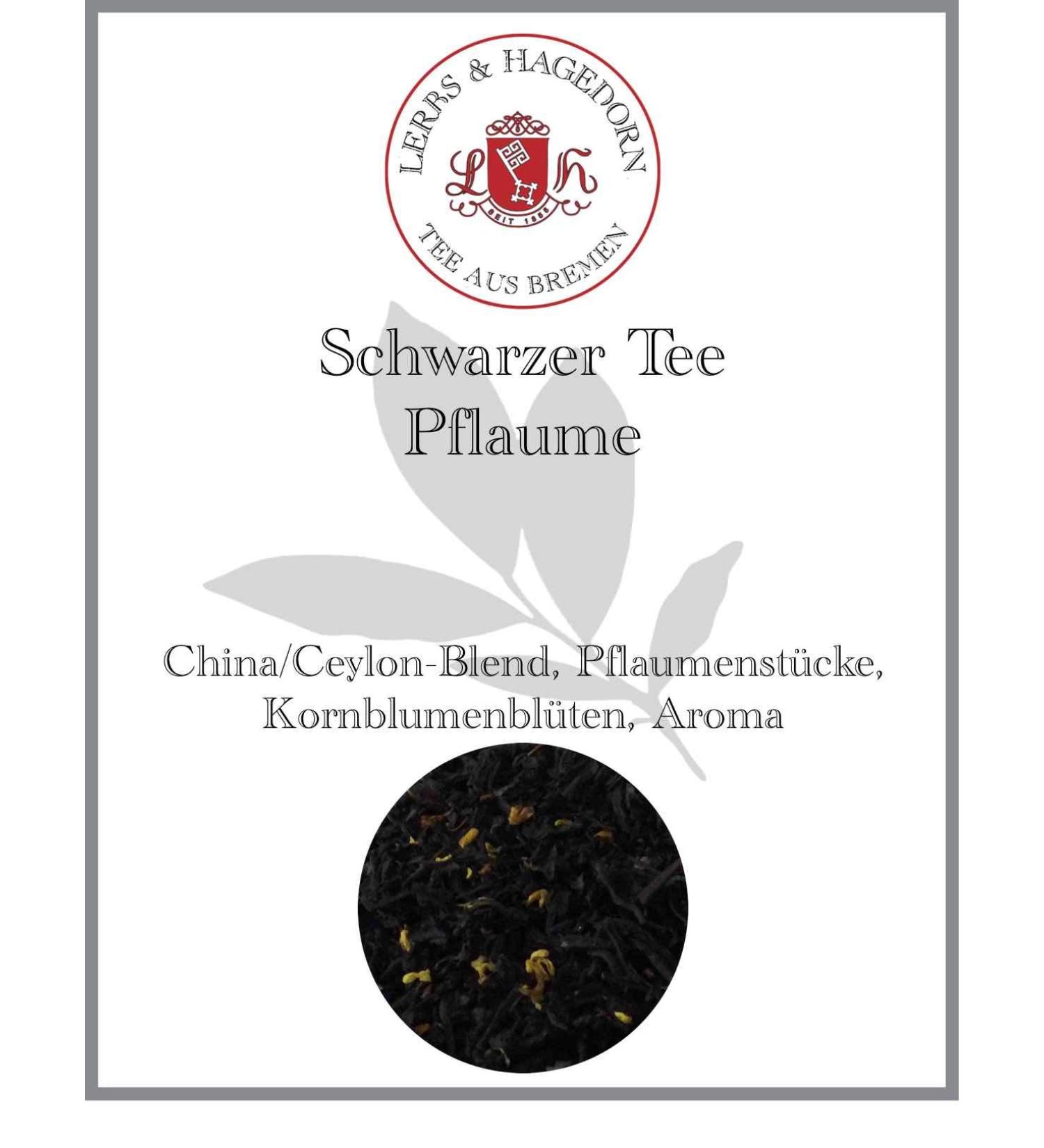  Lerbs & Hagedorn Plum Black Tea 1.5kg - Buy Online on GoSupps.com