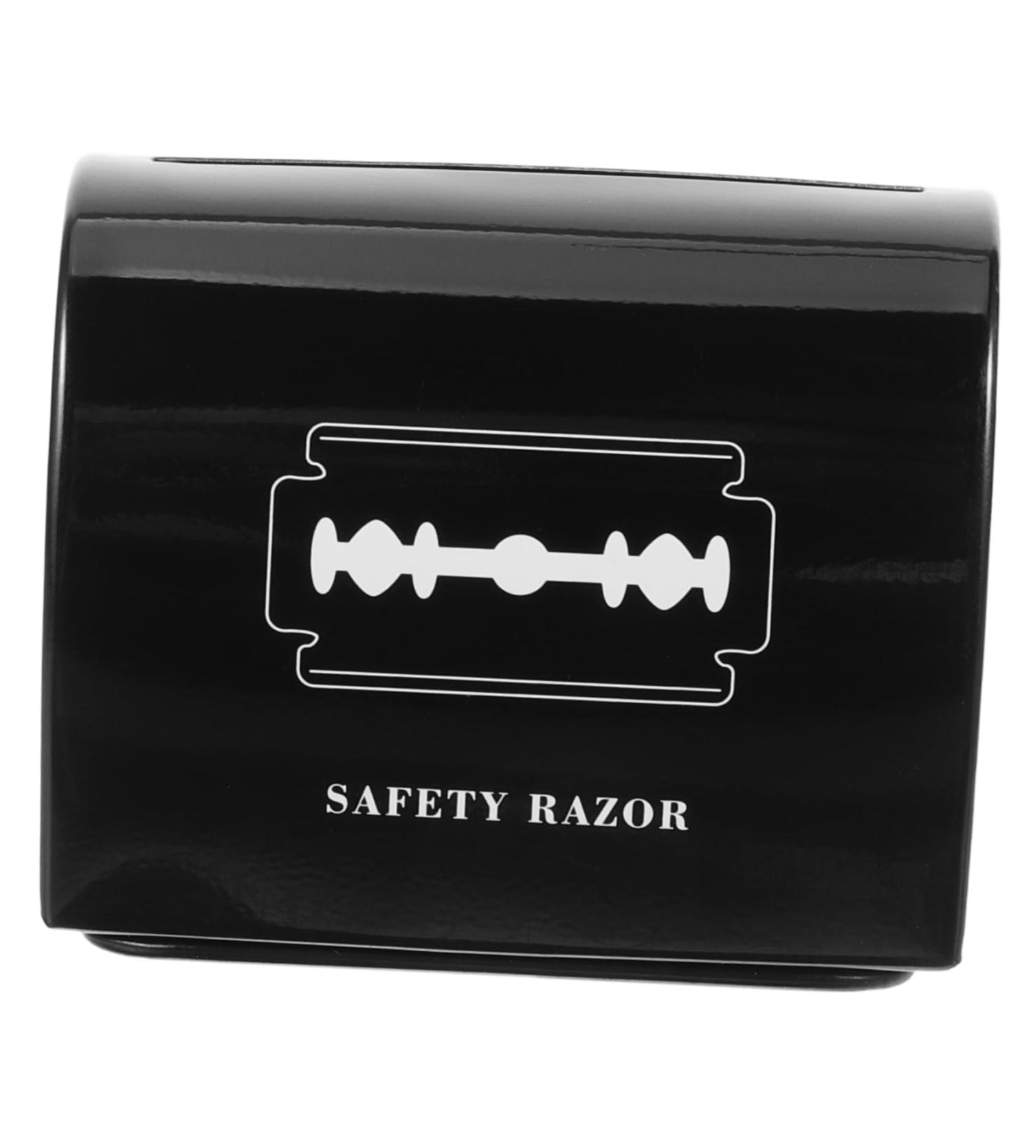 Minkissy Stainless Steel Storage Box for Barber Shaving Blades | Secure Razor Disposal Case & Blade Relaxing Box - Buy Online on GoSupps.com