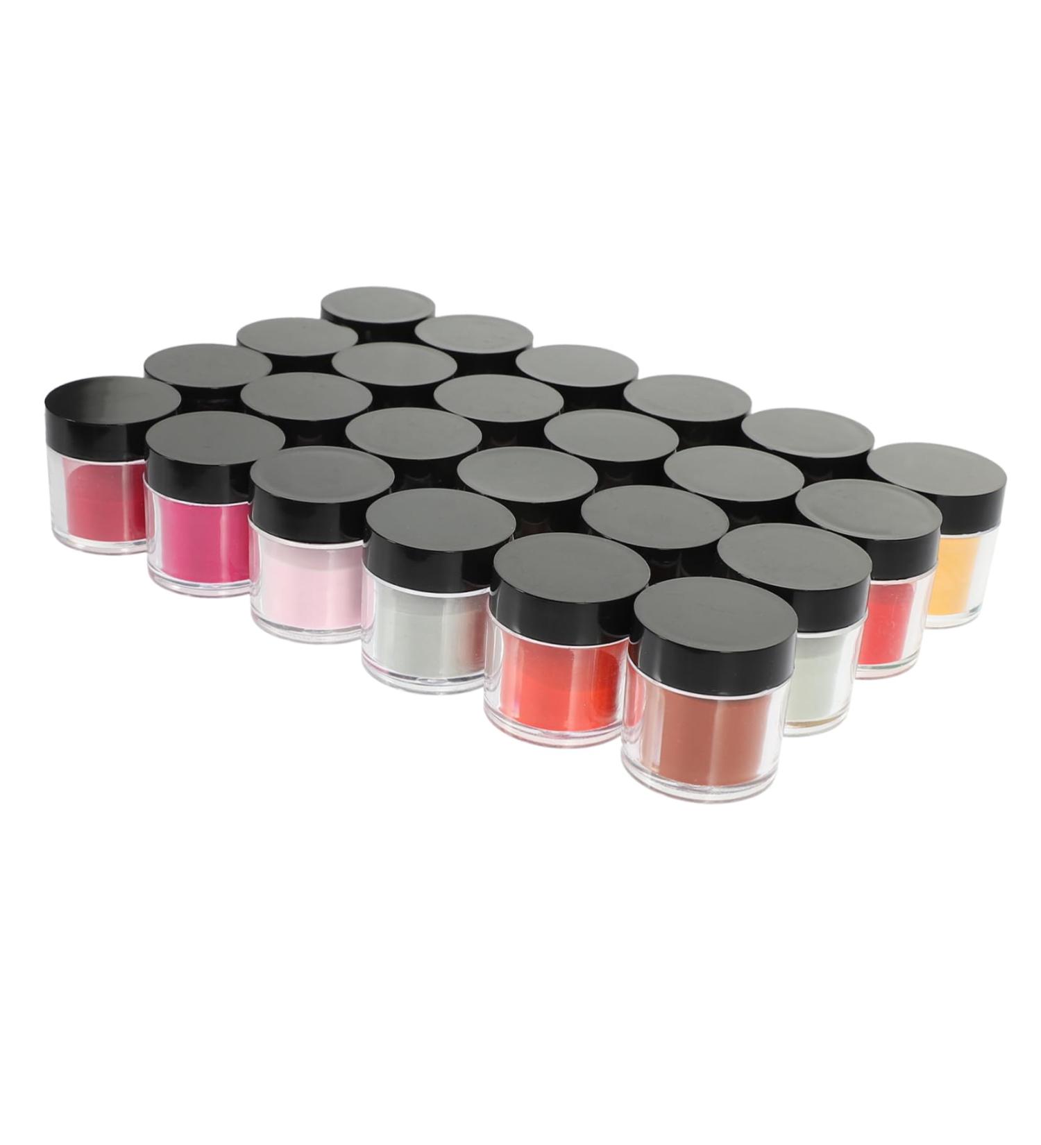 Healvian 24 Boxes Nail Crystal Powder Mica Glitter Nail Dipping Powder DIY Manicure Powder Nail Powder - Buy Online on GoSupps.com