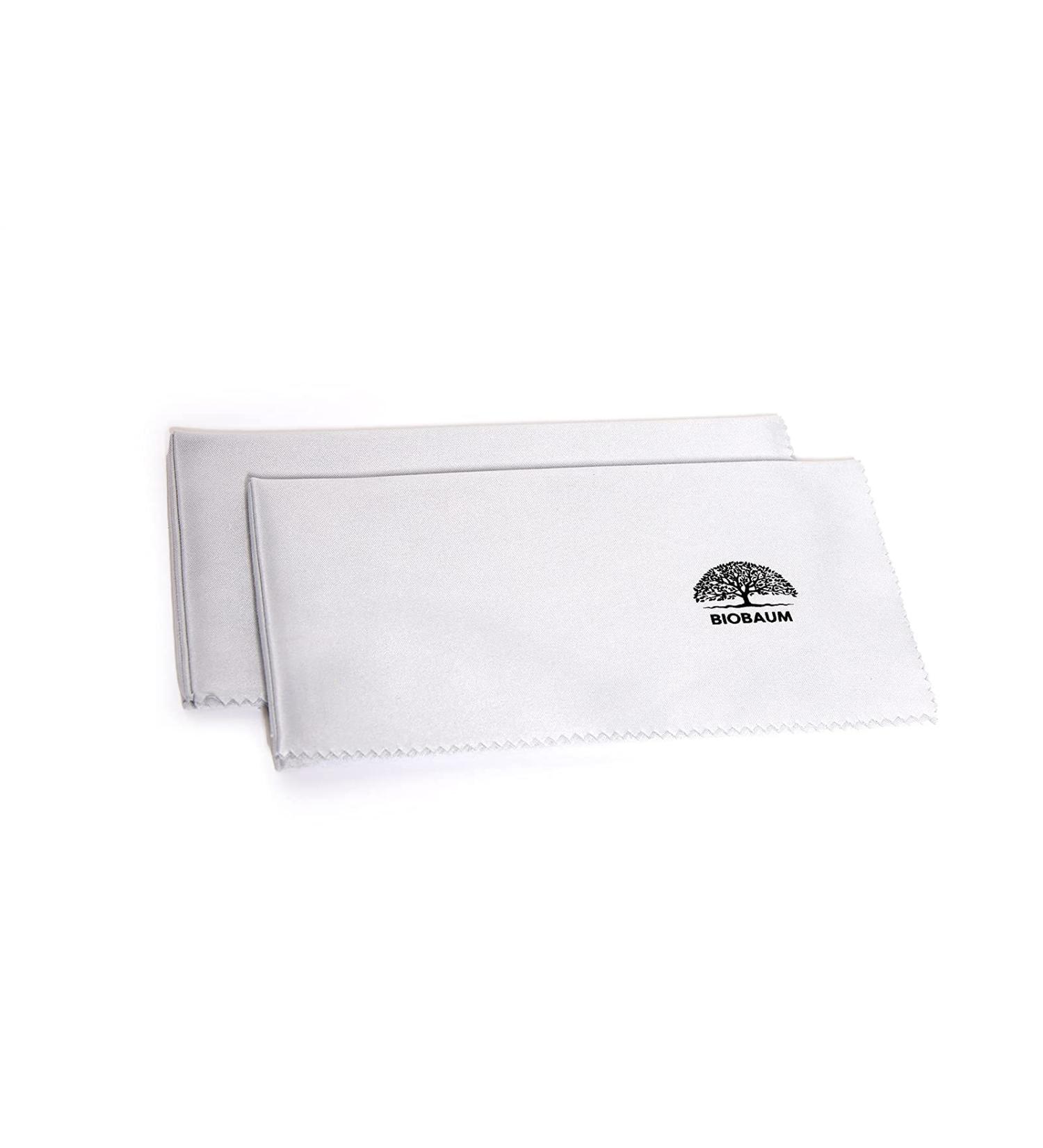 BIOBAUM XXL Glasses Cleaning Cloths 35x35 cm | Antistatic Lint-Free | Ideal for Glasses Screens Cell Phones & Laptops - Optician Quality Advantage Pack - Buy Online on GoSupps.com