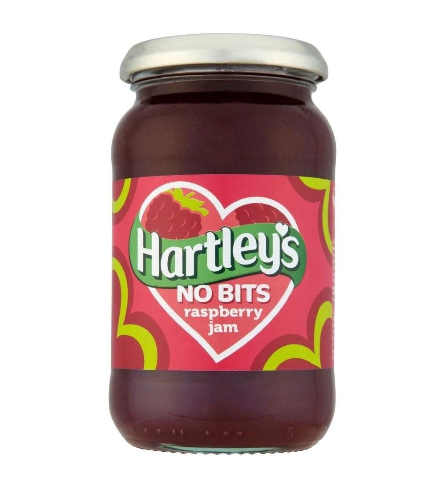 Hartley's Raspberry No Bits Jam (454g) - Pack of 2