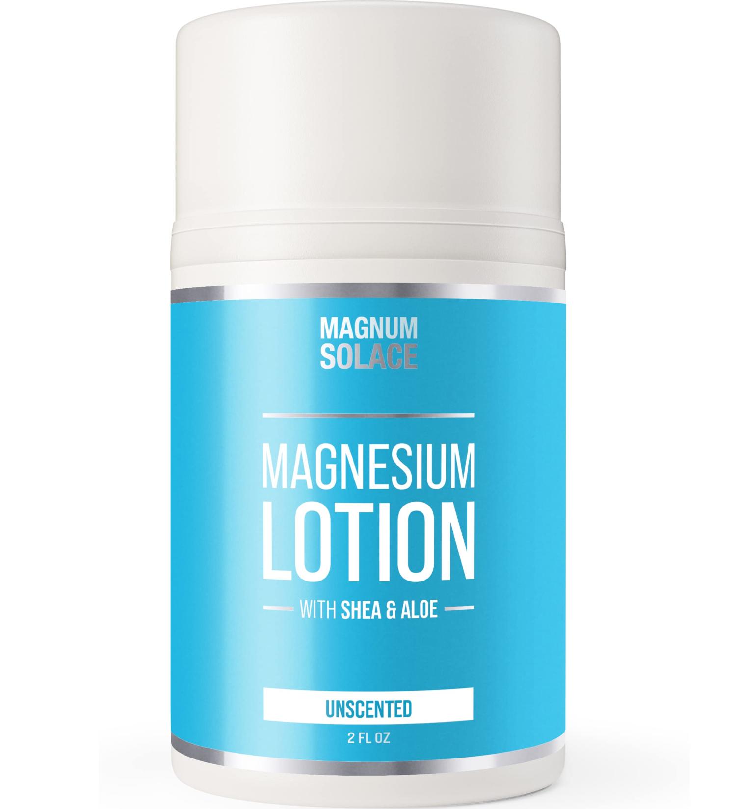 Magnesium Lotion with Shea Butter Apply to Legs Alternative to Topical Magnesium Cream Unscented - Buy Online on GoSupps.com