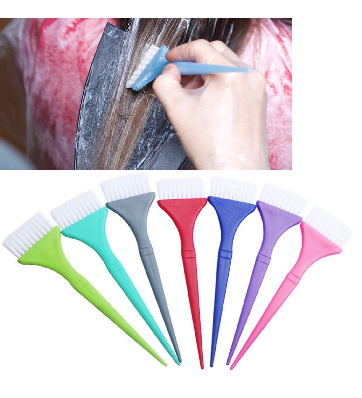 Hair Dye Brush 7 Piece Hair Dye Brush Set Hairdressing Salon Hair Dye Tool Set (hair dye comb) - Buy Online on GoSupps.com