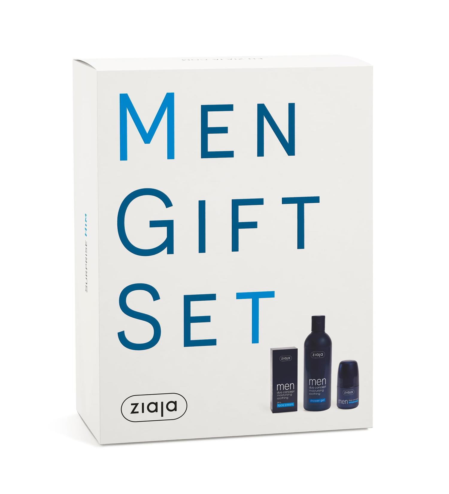 ZIAJA MEN CREMA FACIALSPF6 50ML+GEL 300ML + DESODORANT 60ML SET REGALO - Buy Online on GoSupps.com