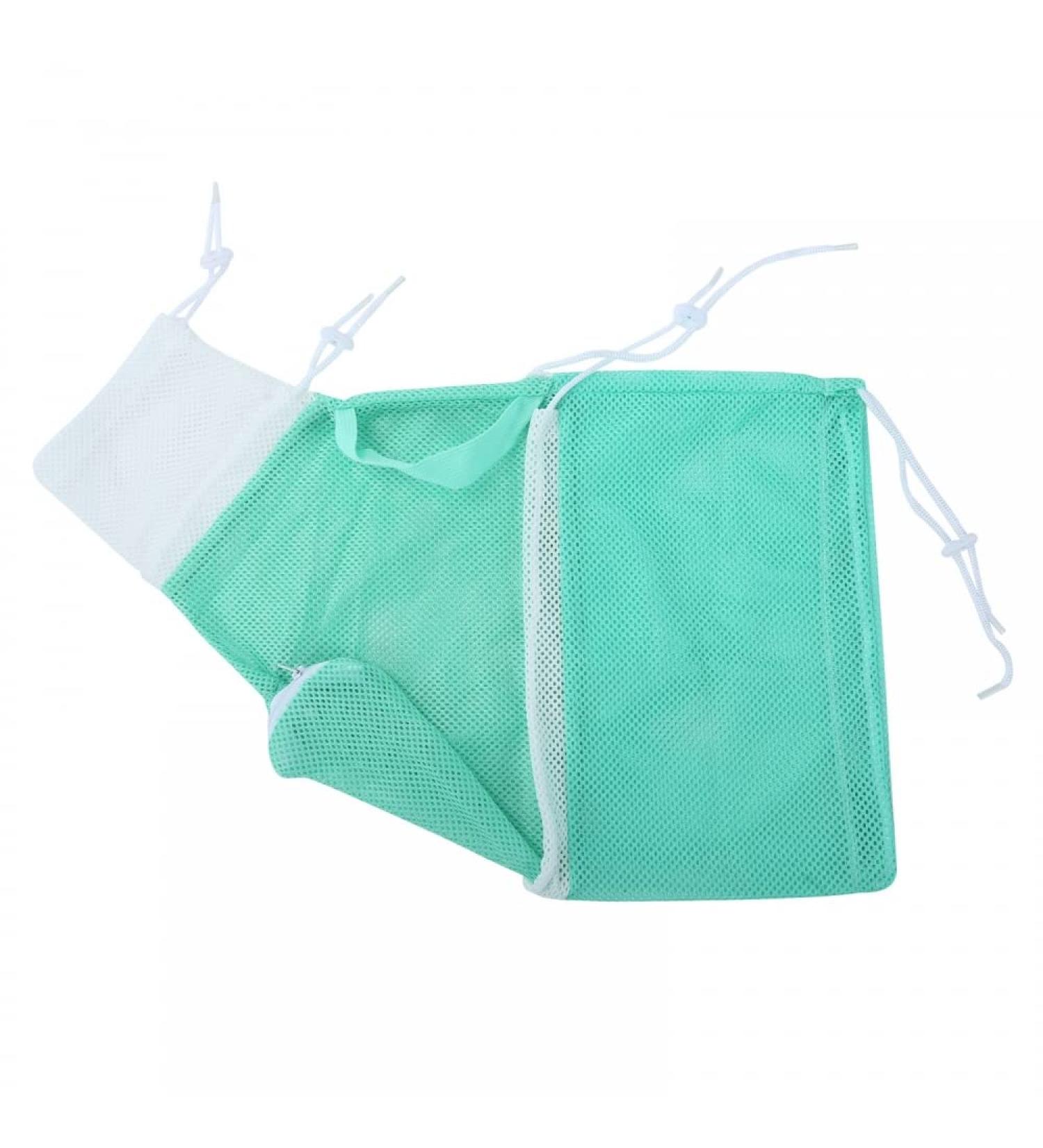 Buy Mioyoow Cat Bathing Bag - Breathable Adjustable Mesh Bag for Kittens | Perfect for Bathing Nail Cutting & Ear Cleaning | Green & White - Buy Online on GoSupps.com
