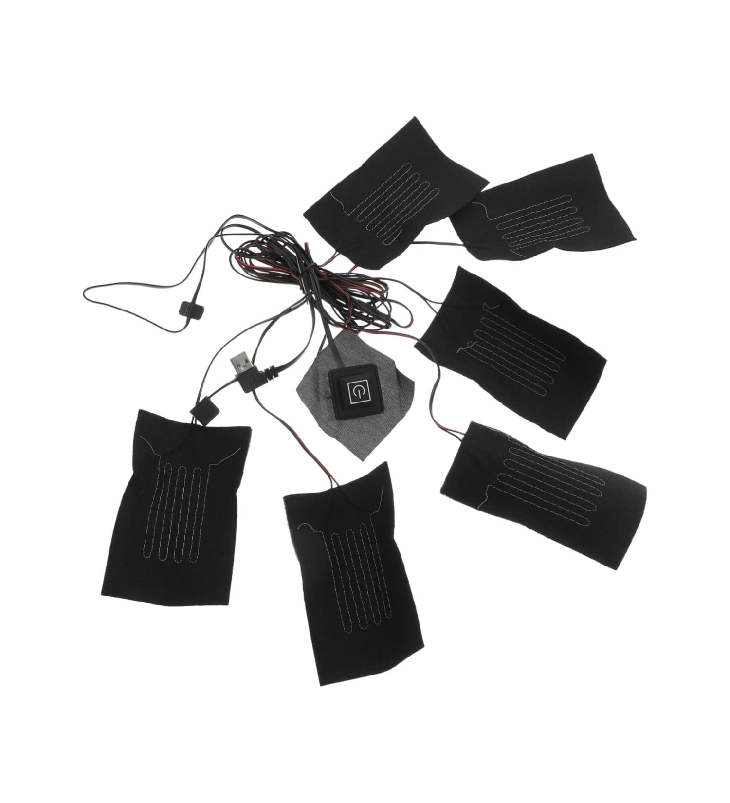 Pretyzoom USB Heating Pillows for Clothing | Winter Heating Film & Carbon Fiber Heat Pads - 2 Pack 12x8cm - Buy Online on GoSupps.com