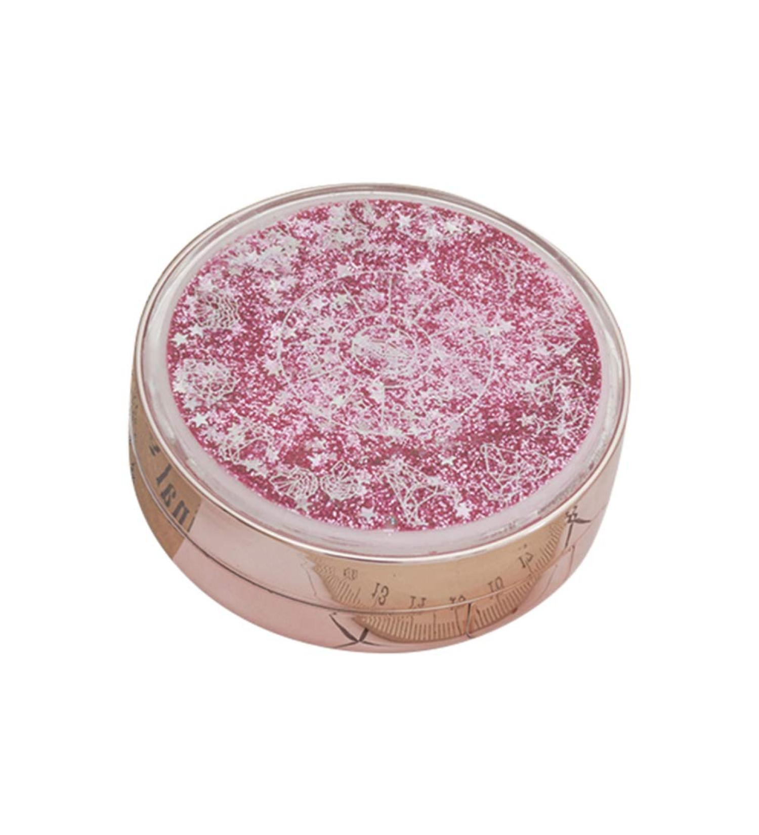 Healifty Cute Contact Lens Case - Portable Travel Glitter Stars with Liquid Sand | International Shipping Available - Buy Online on GoSupps.com