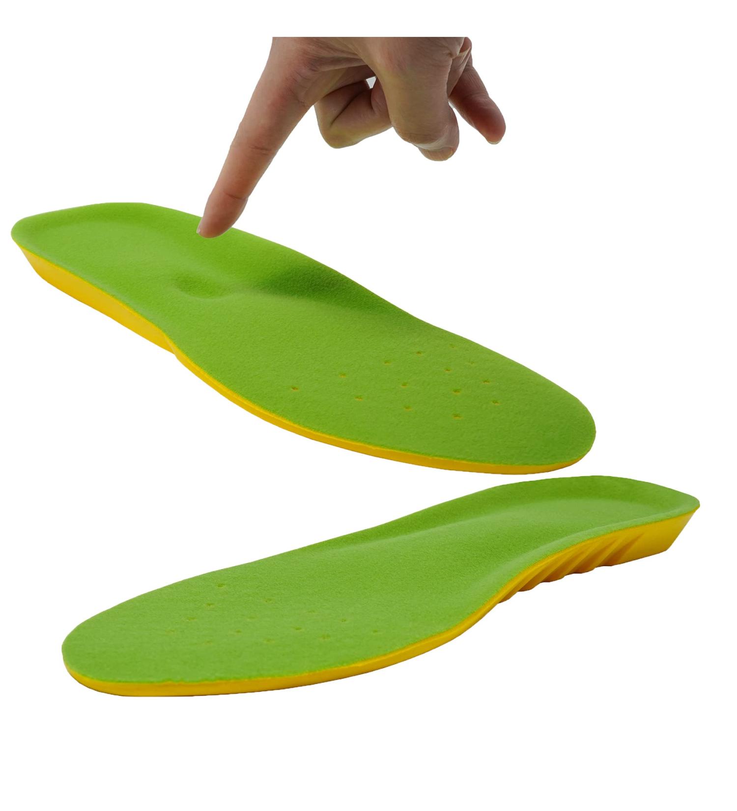 Plantar Fasciitis Orthotic Insoles | Memory Foam Comfort | Arch Support & Heel Cushion | UK Size 9-10.5 - Buy Online on GoSupps.com