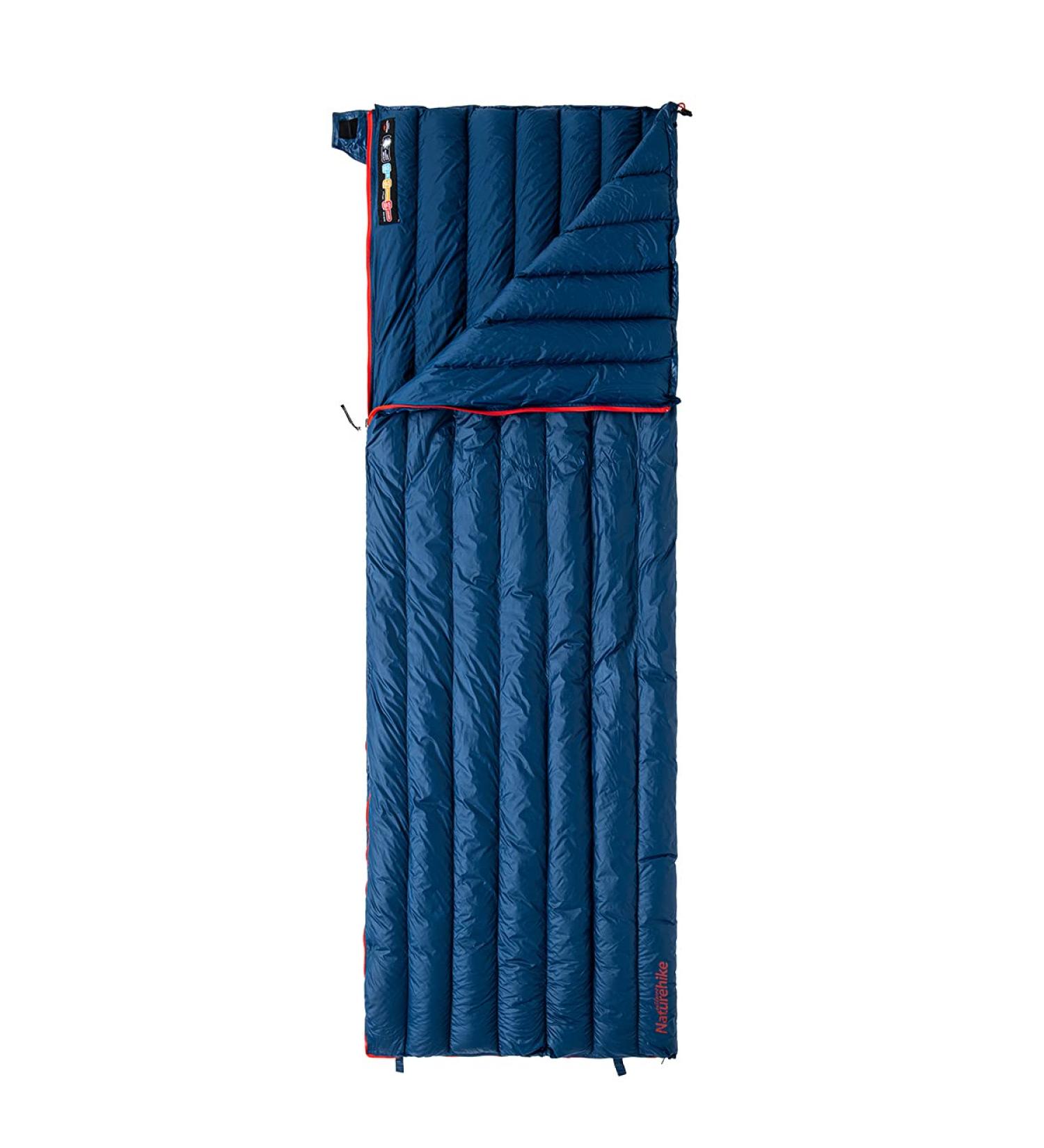 Naturehike 1.26lbs Ultralight 800 Fill Power Goose Down Sleeping Bag - Compact & Lightweight Envelope Sleeping Bag for Hiking/Camping - Dark Blue - Buy Online on GoSupps.com