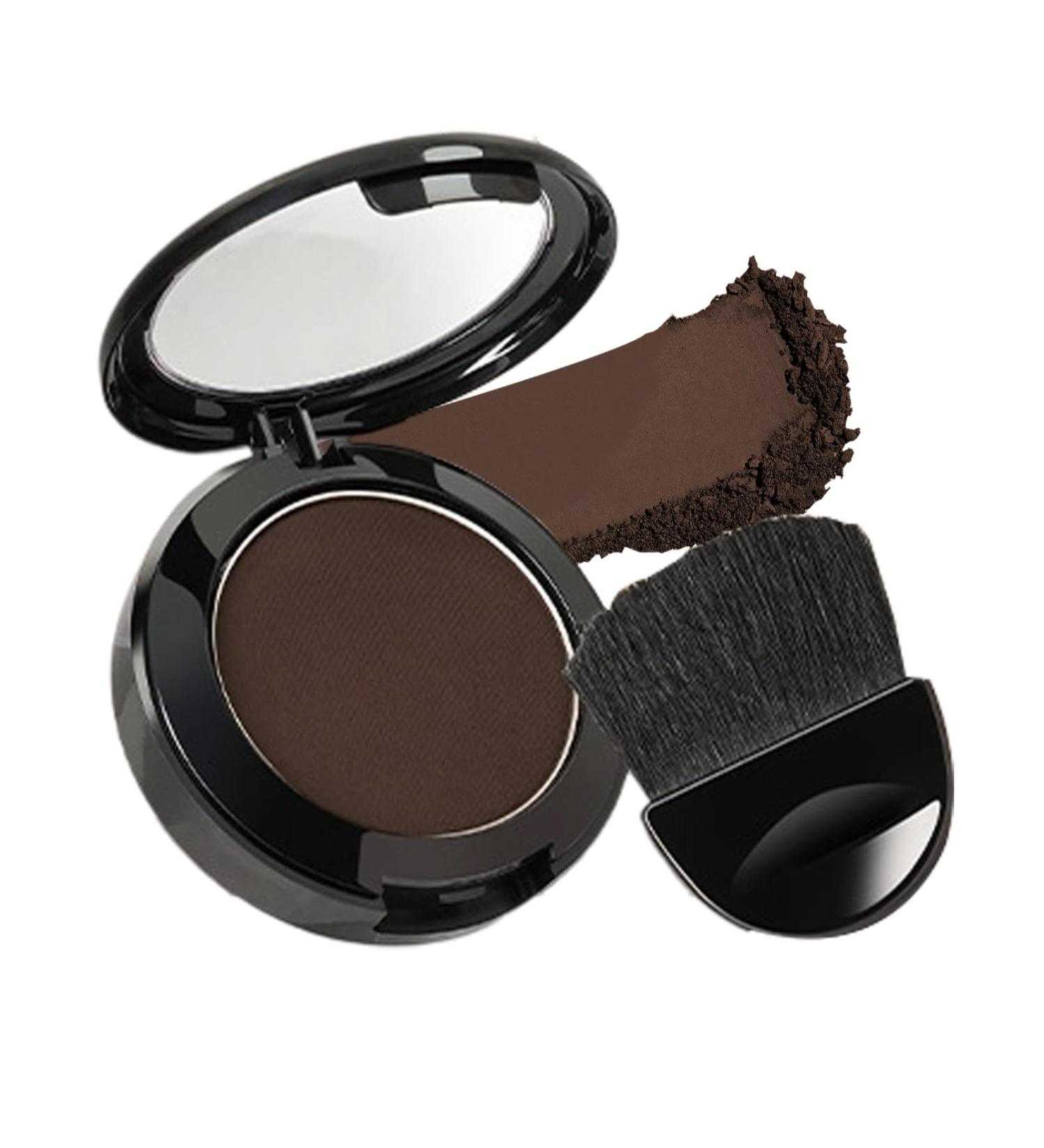 YRTUOP Hairline Powder Long Lasting Hairline Shadow Powder With Applicator And Mirror Lightweight Root Camouflage Instantly Thicker and Fuller Look 02 - Buy Online on GoSupps.com