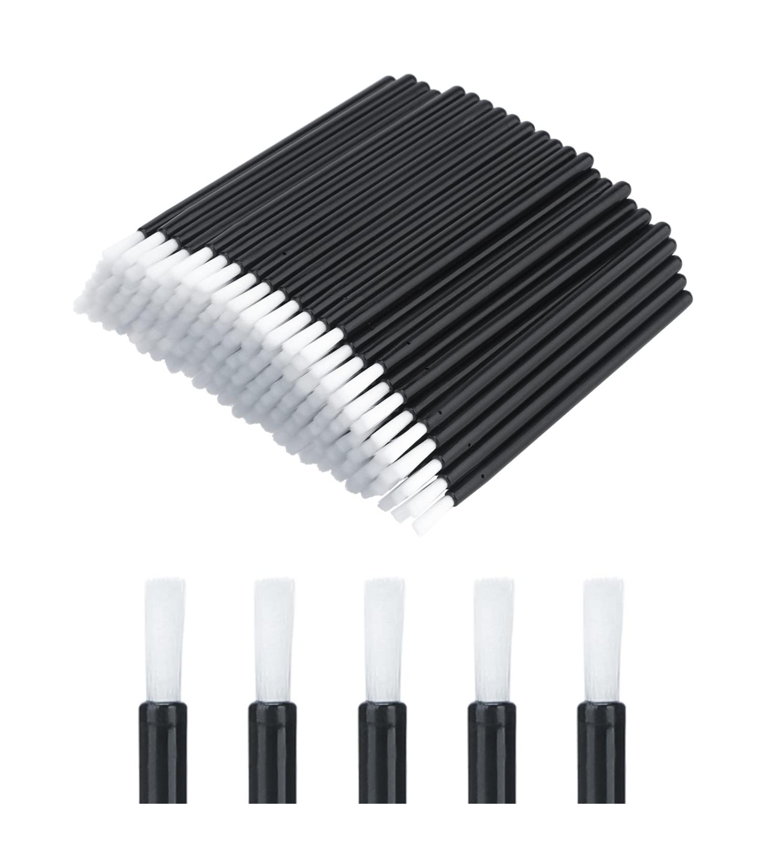 50PCS Disposable Lip Brushes Lipstick Applicator Beauty Tool Kits - Black - Buy Online on GoSupps.com