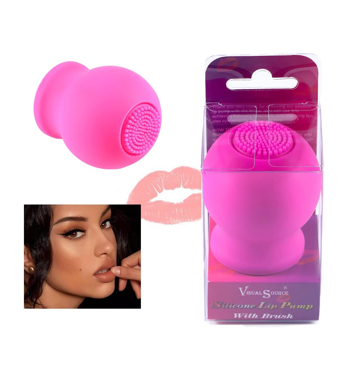 Lip Plumper Device - Natural Silicone Pout Enhancer Tool for Full, Plump Lips - Buy Online on GoSupps.com