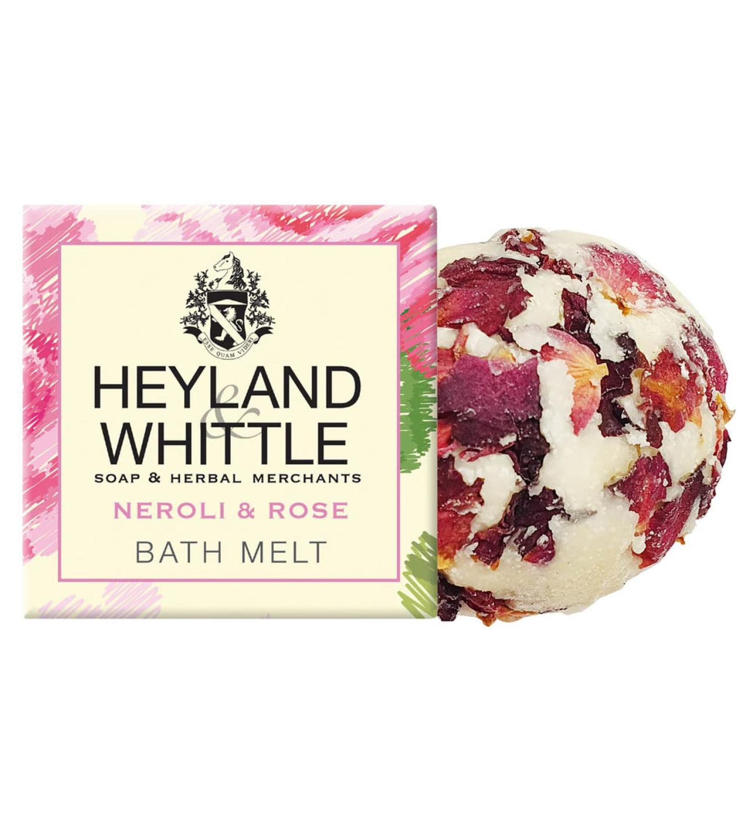 Heyland & Whittle Neroli and Rose Bath Melt