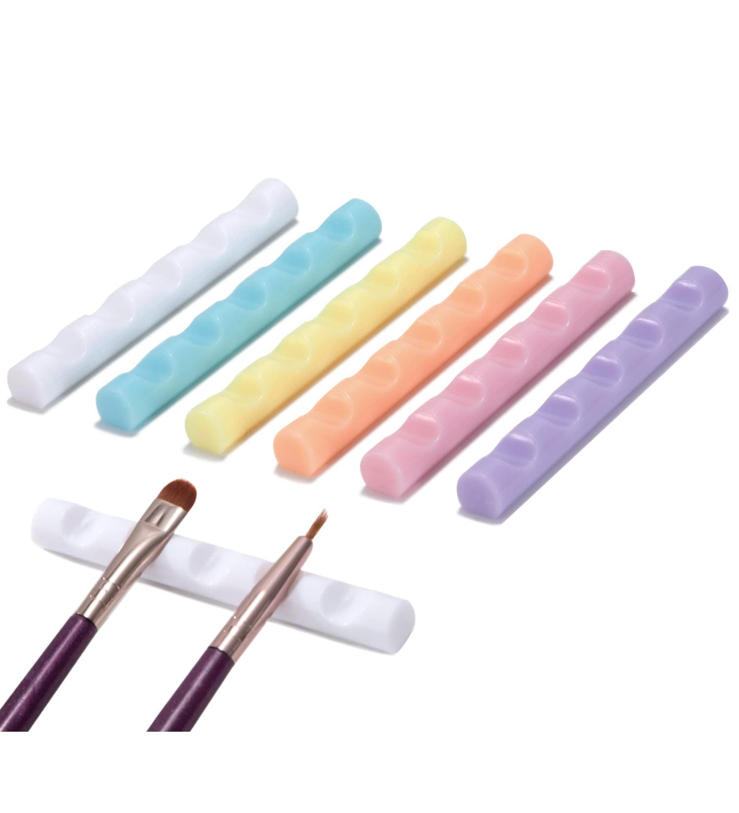 Nail Brush Organizer - Nail Art Brush Holder Display Stand for 5 Brushes | 6-Piece Set - Buy Online on GoSupps.com