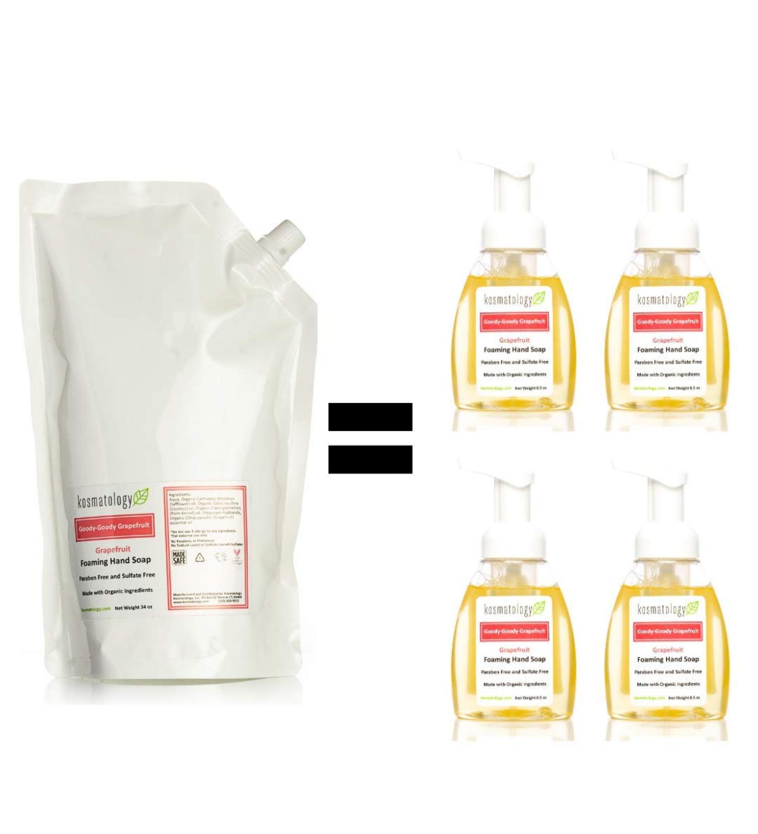 Buy Goody Goody Grapefruit Organic Foaming Hand Soap Refill Bag - 34 fl oz | International Shipping Available - Buy Online on GoSupps.com