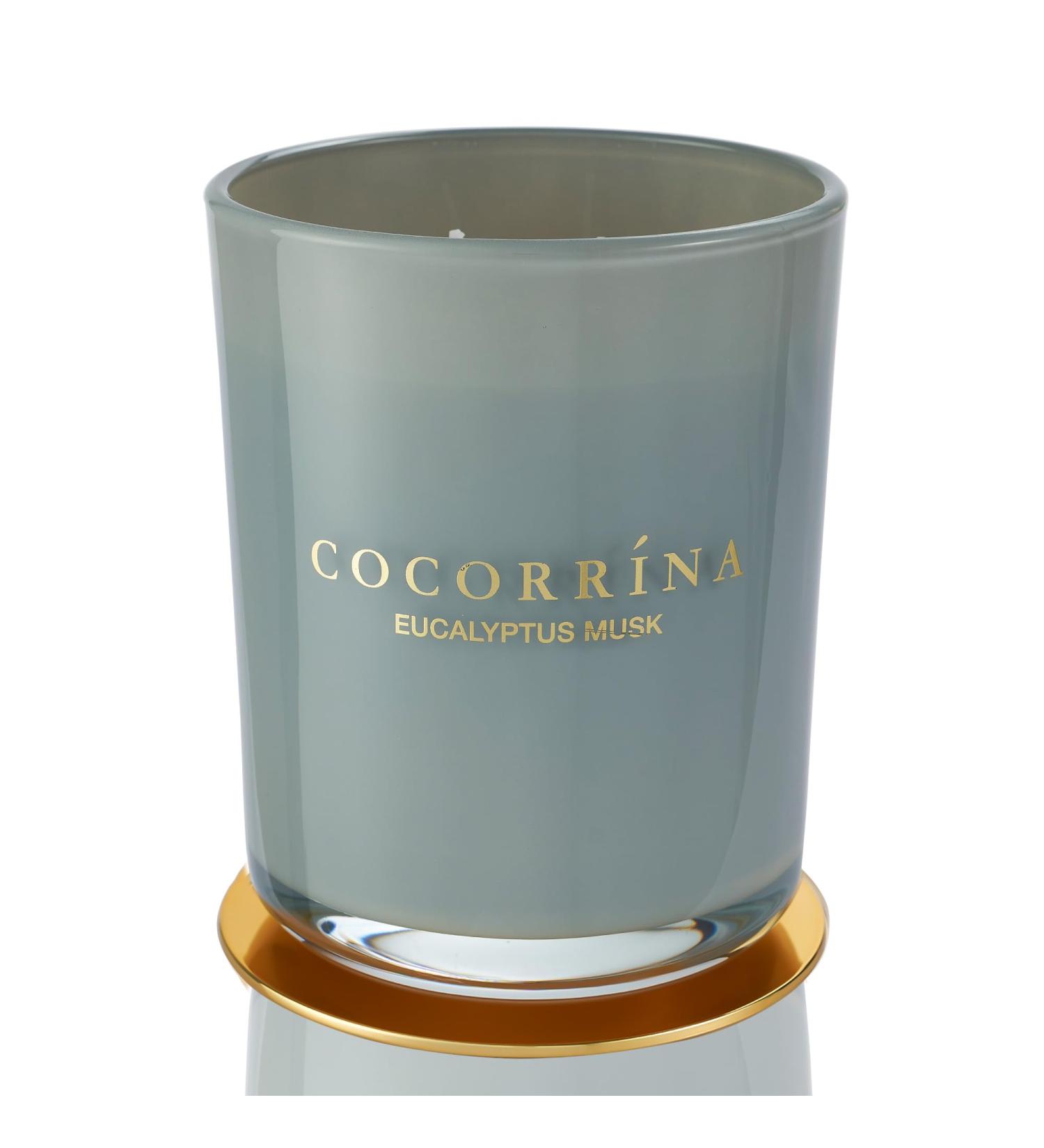 Cocorr na Eucalyptus Musk Candle - 420g Natural Soy | 46 Hour Burn | Perfect Christmas Gift | 2 Wicks in Glass - Buy Online on GoSupps.com