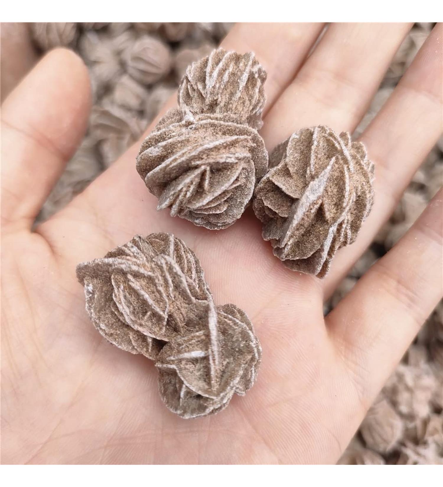 Natural Crystal Rough 3-5pcs 10-25mm Natural Desert Rose Raw Crystal Stone Specimen Fengshui Decor Gifts Mini Stones Specimens Can be Used for Home Office Decoration (Size : 3pcs) - Buy Online on GoSupps.com