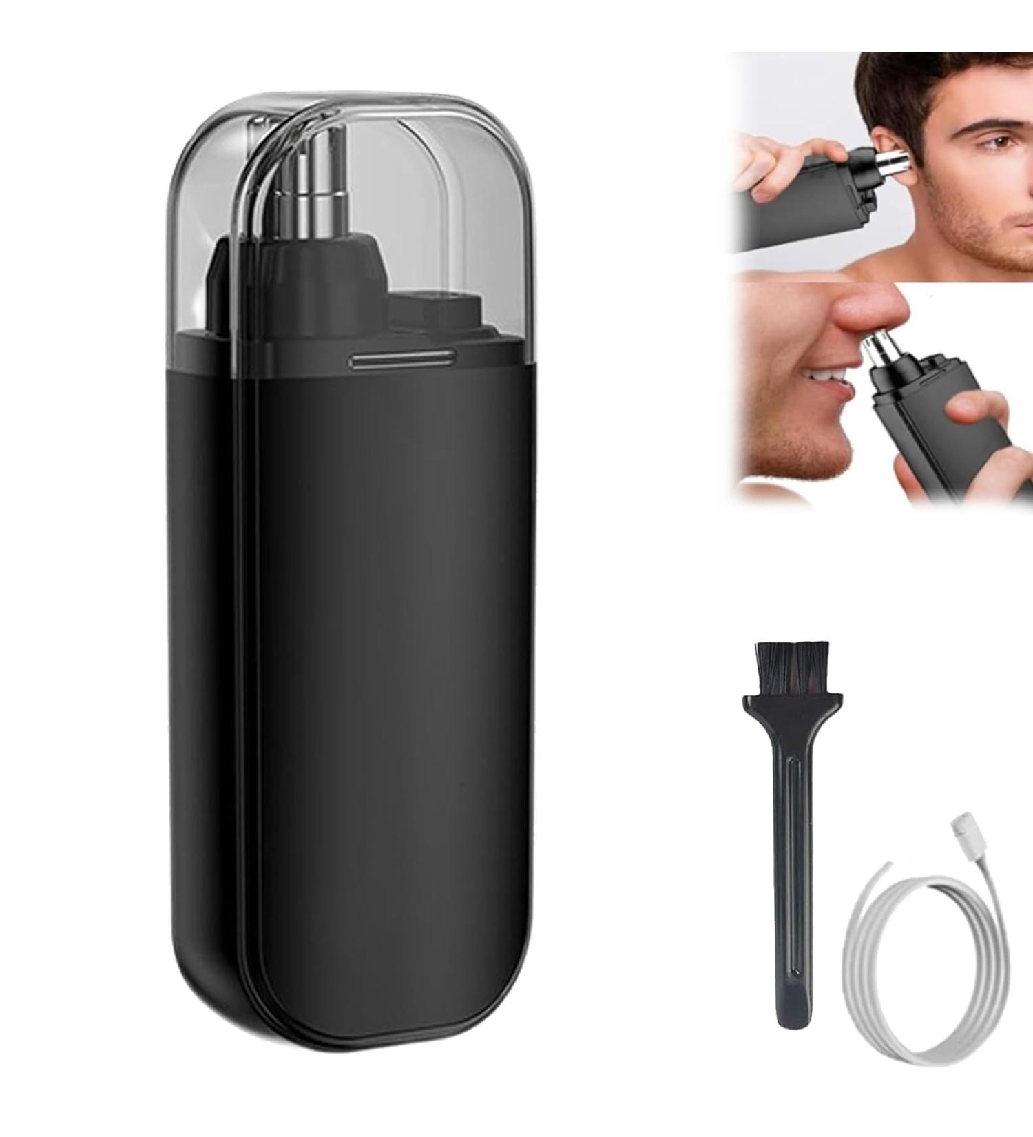 Gelmalls Nose Trimmer | Portable Waterproof Ear & Nose Hair Clipper for Men & Women | Painless and Dust-Proof International Shipping Available - Buy Online on GoSupps.com