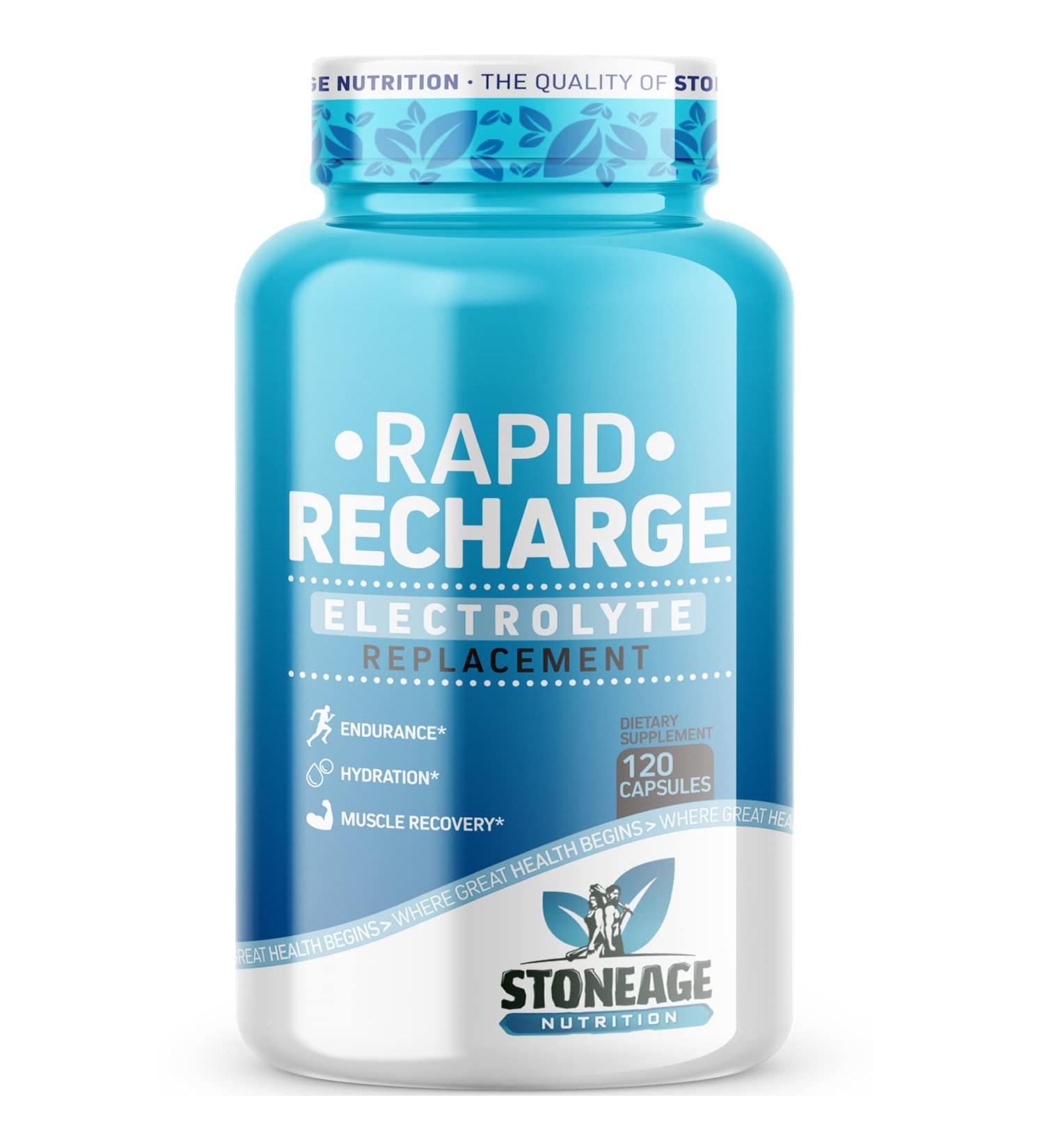 Electrolyte Pills - 120 Capsules for POTS Syndrome | Keto Electrolyte Supplements | Rapid Hydration & Endurance | Non-GMO & Gluten-Free - Buy Online on GoSupps.com