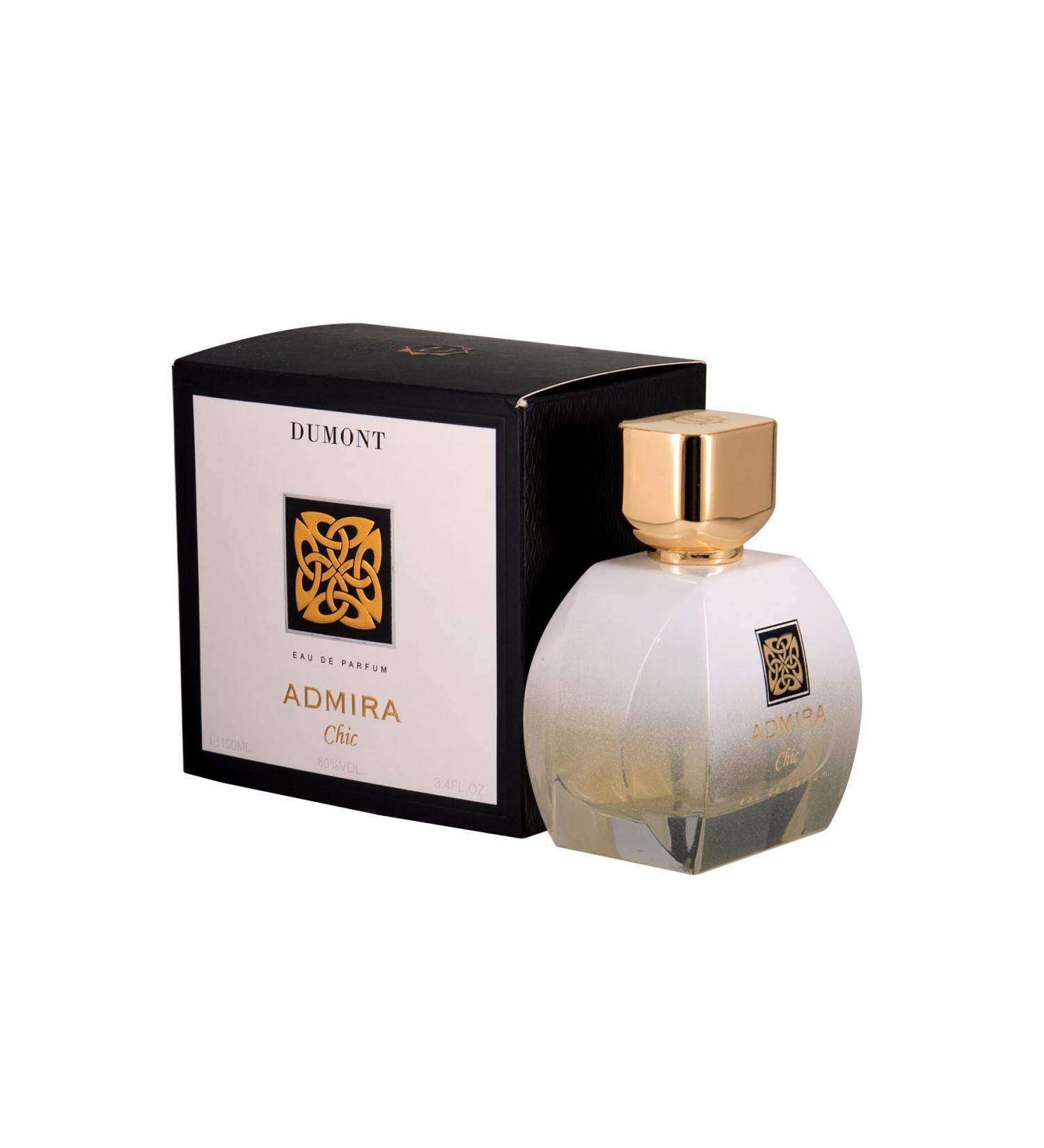 Dumont Admira Chic - Eau De Parfum - 3.4oz - Unisex Perfume Body Spray for Men & Women - Floral Fruity & Romantic Fragrance - Long Lasting Cologne Mist & Body Spray - for Him & Her