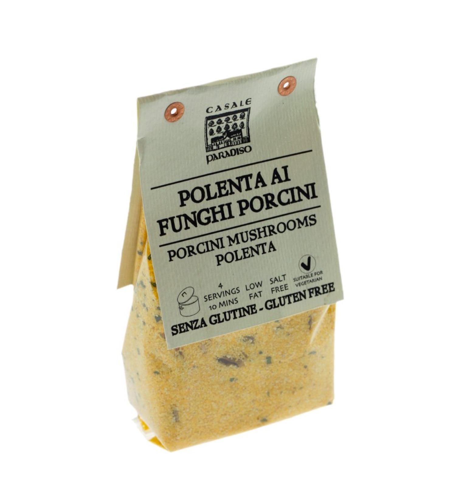 Polenta ai funghi porcini, Polenta mit Steinpilzen, 300 g