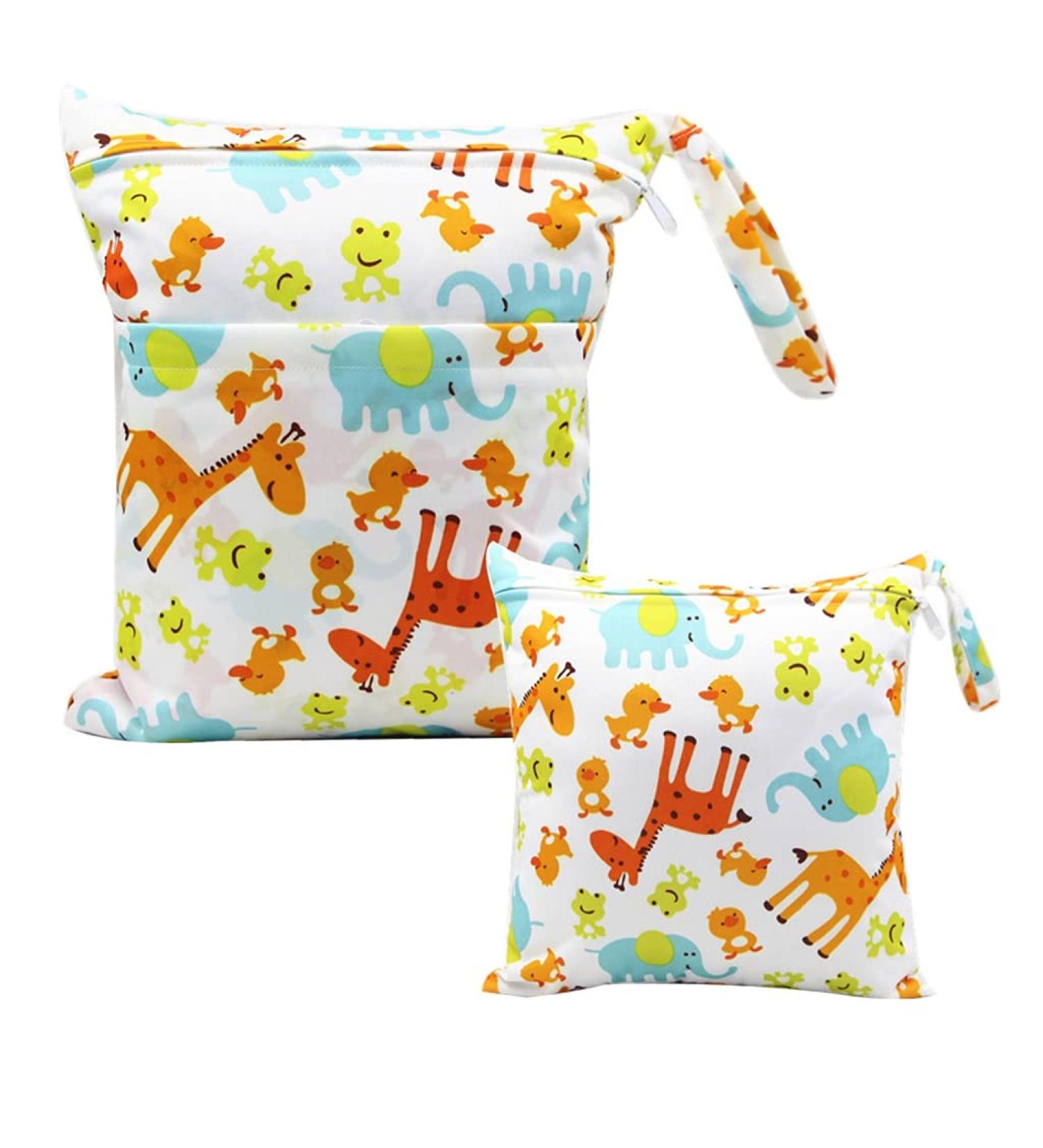 Egurs Giraffe Diaper Bag Wetbag Set - Large & Medium Perfect for On-the-Go Parents | International Shipping - Buy Online on GoSupps.com