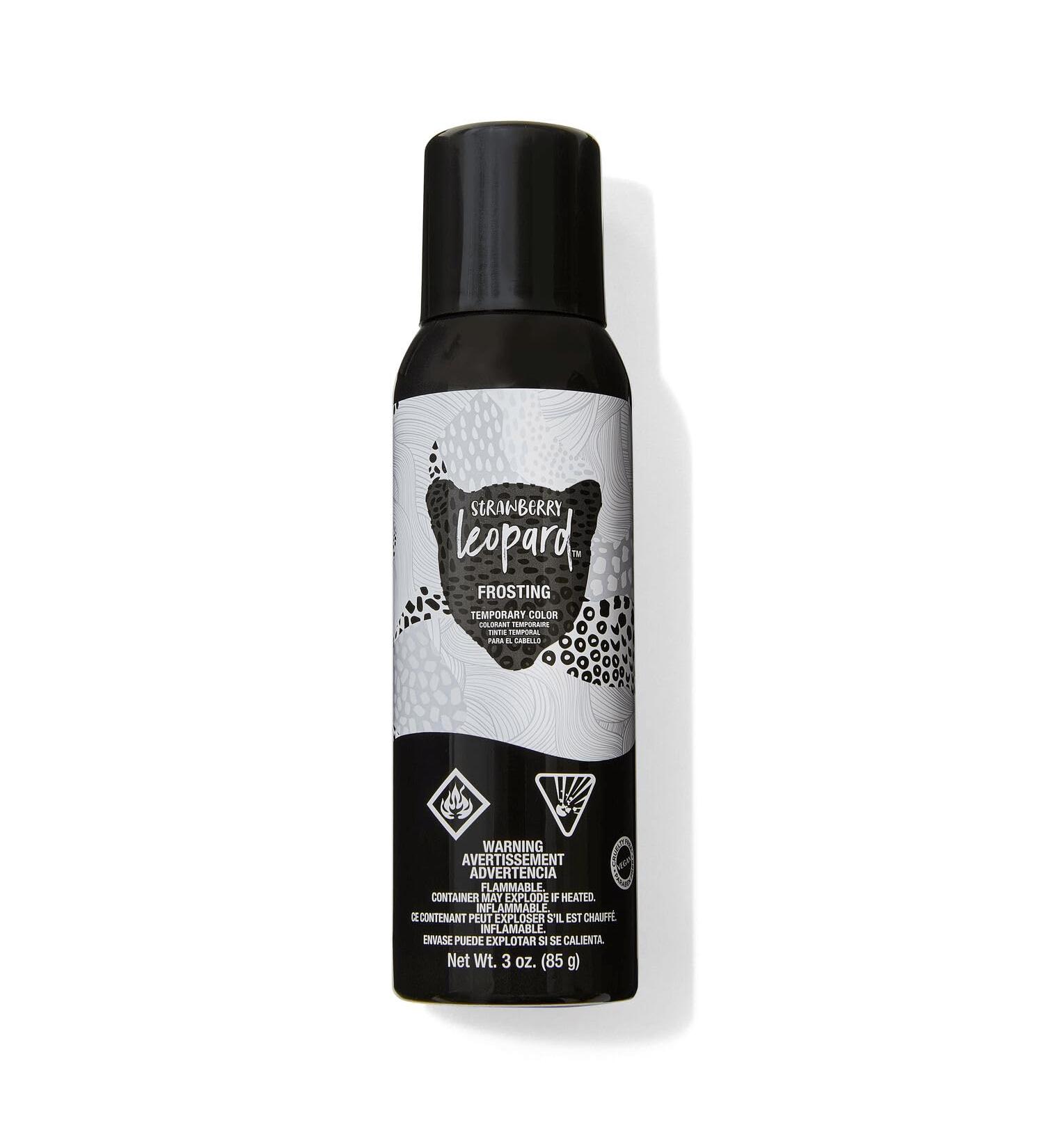 Frosting Temporary Hair Color Spray White Color Commitment-Free Removes in 1-2 Washes 10 Color Options Vegan Cruelty Free Paraben Free 3 Oz - Buy Online on GoSupps.com