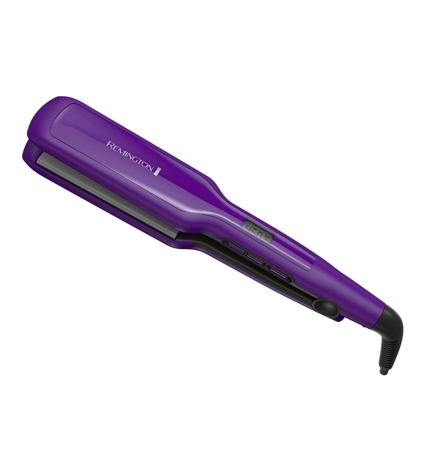 Buy Remington 1 3/4" Flat Iron - Hair Straightener with Anti-Static Tech Quick Heat Up & 60 Min Auto Shut-Off - 30% Longer Ceramic Plates - Purple Titanium Ceramic - Buy Online on GoSupps.com