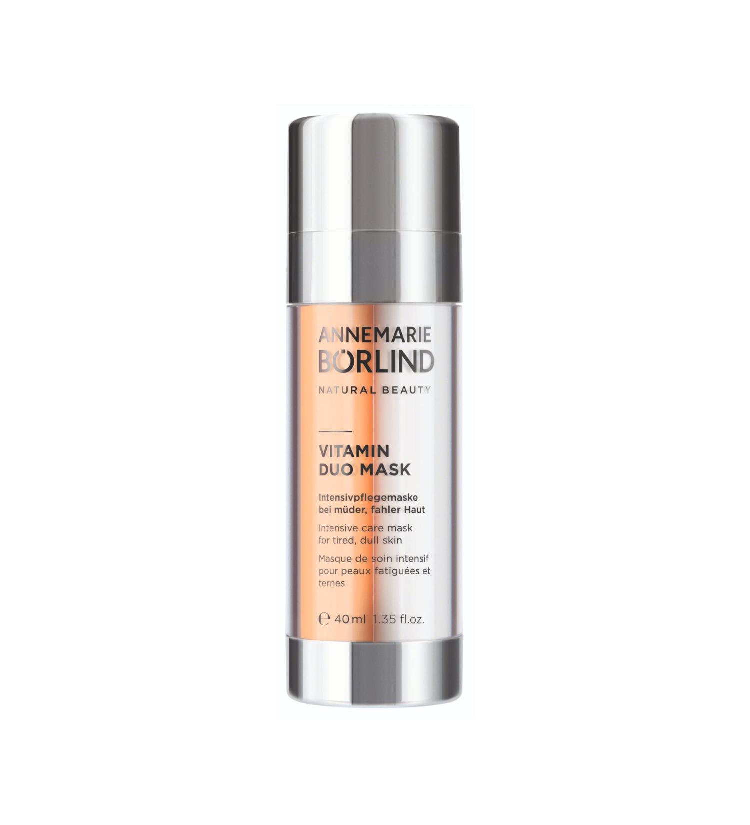 Annemarie B rlind Vitamin Duo Mask 40ml - Energizing Intensive Care for Tired Skin - Stimulates Cell Renewal & Vitality - Buy Online on GoSupps.com