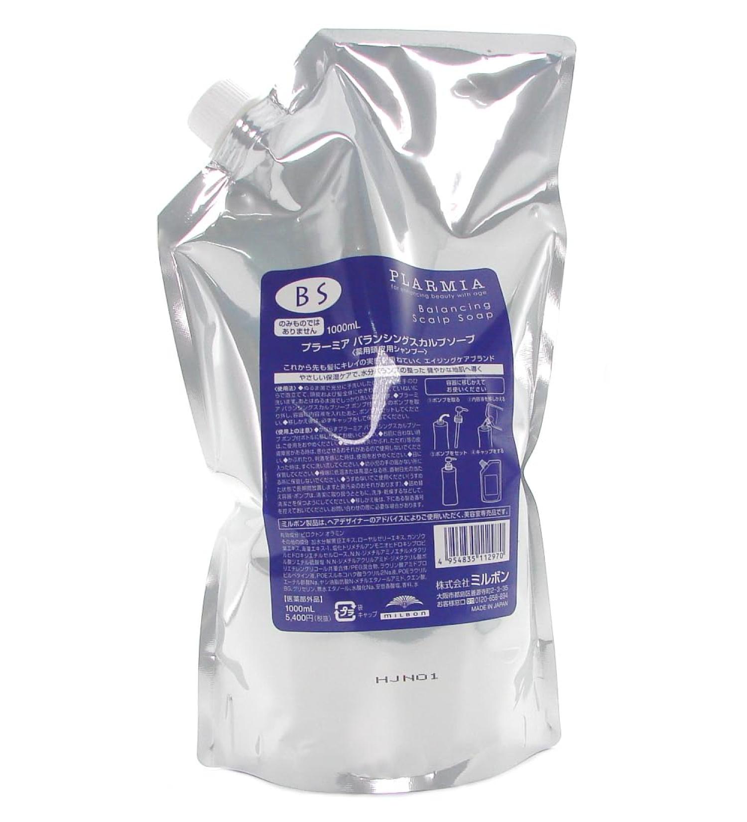 Milbong Puramia balancing Scalp Soap 1000ml (refill)