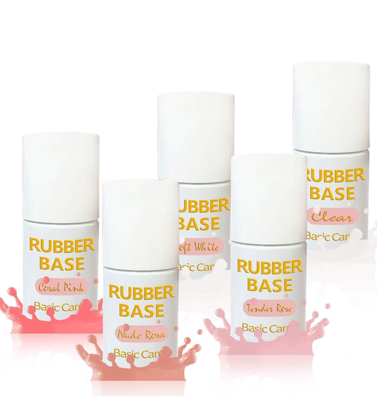 UV/LED Base Gel RubberGel - Camouflage Makeup Gel for Perfect Manicure | International Shipping - Buy Online on GoSupps.com