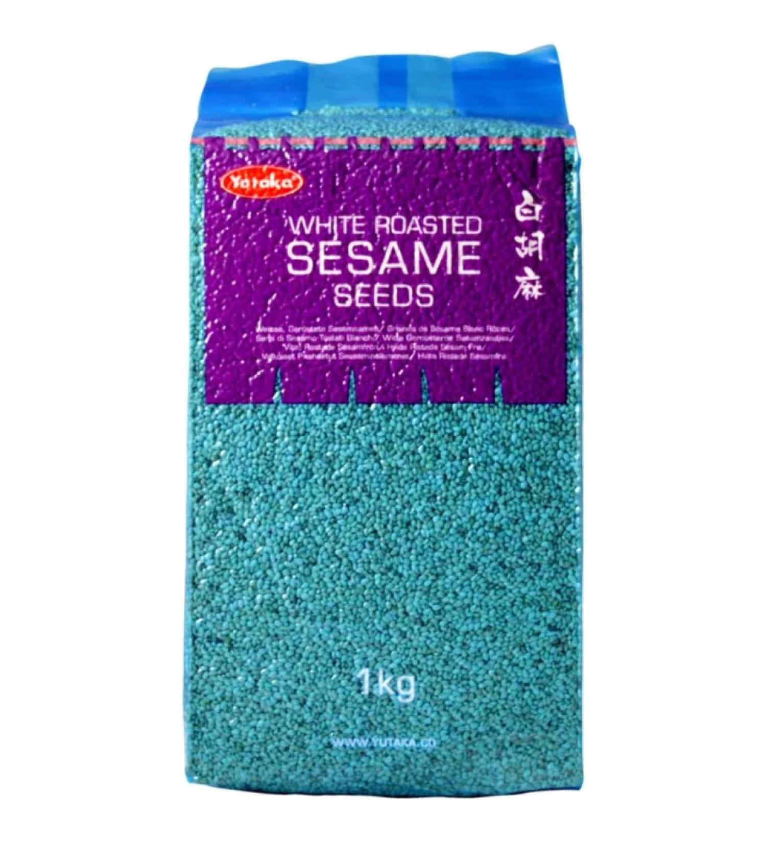 Yutaka Roasted White Sesame Seeds 1kg 1 x 1kg