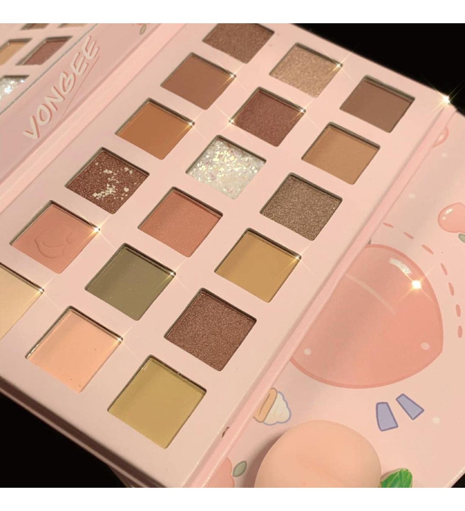 Beauty Palette 18 Colors Waterproof Eyeshadow Palette Long Lasting Matte Eyes Makeup Cute Shimmer Silent Shadow Palette Eyeshadow Palette