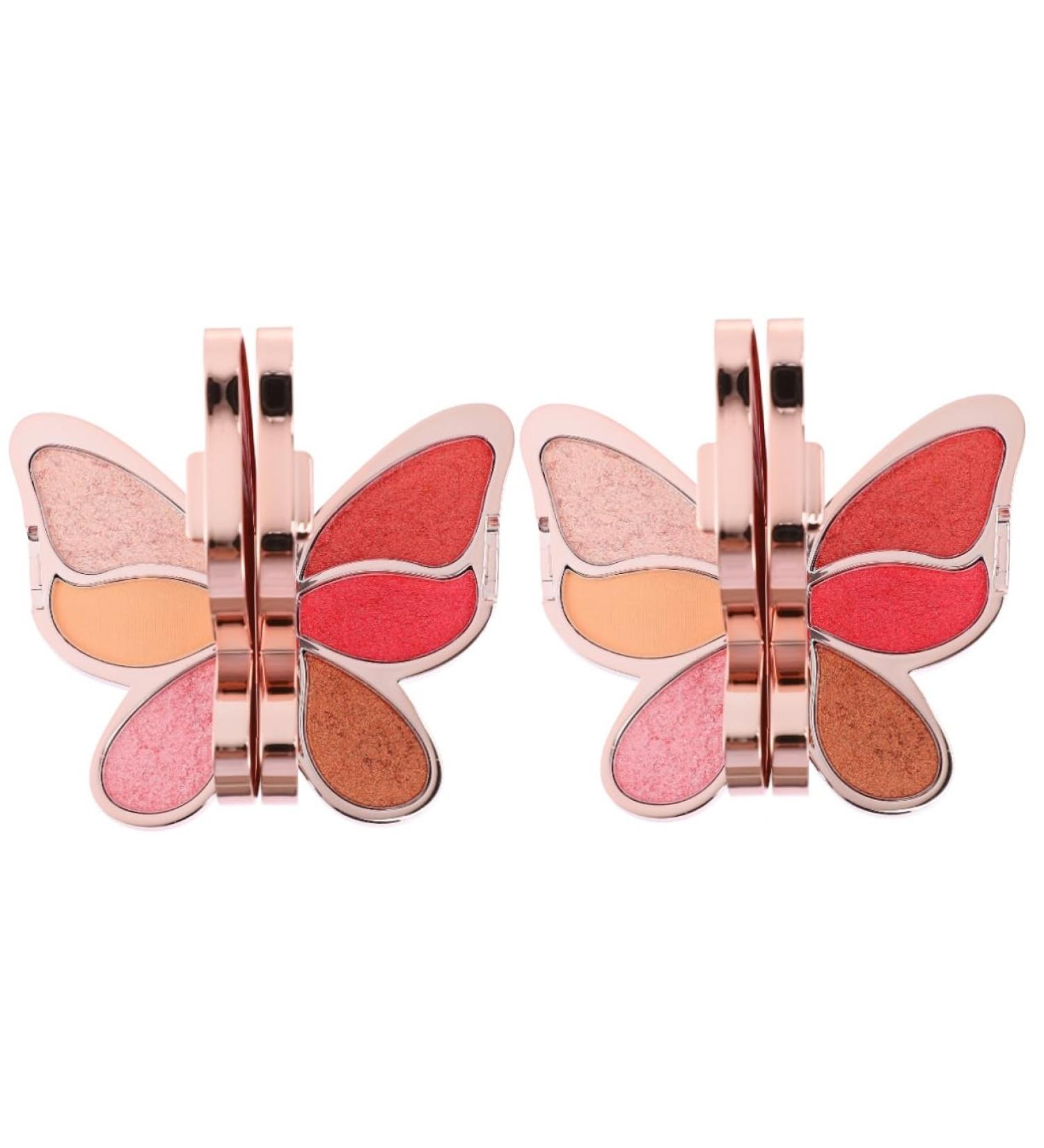 Mipcase 2 Pcs Eyeshadow Palette Creme Eyeshadows Creamy Blush Makeup Supply Plate Pearlescent Woman 1 count (Pack of 1) As Shown 2x2pcs - Buy Online on GoSupps.com