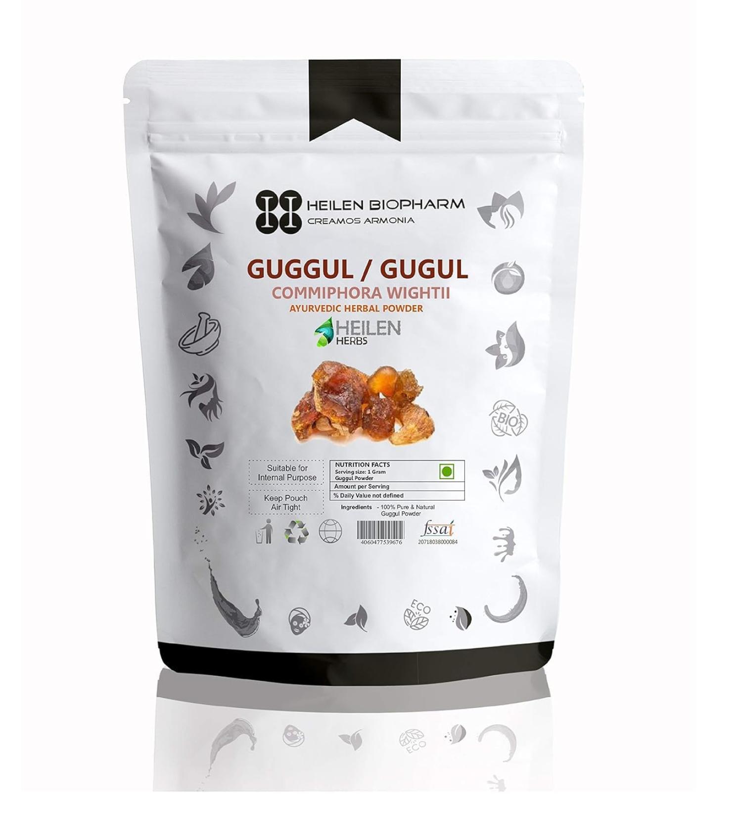 Nutranix eln Guggul (Commiphora wightii/Mukul Myrrh) Powder - 200 g Pack of 1 - Buy Online on GoSupps.com