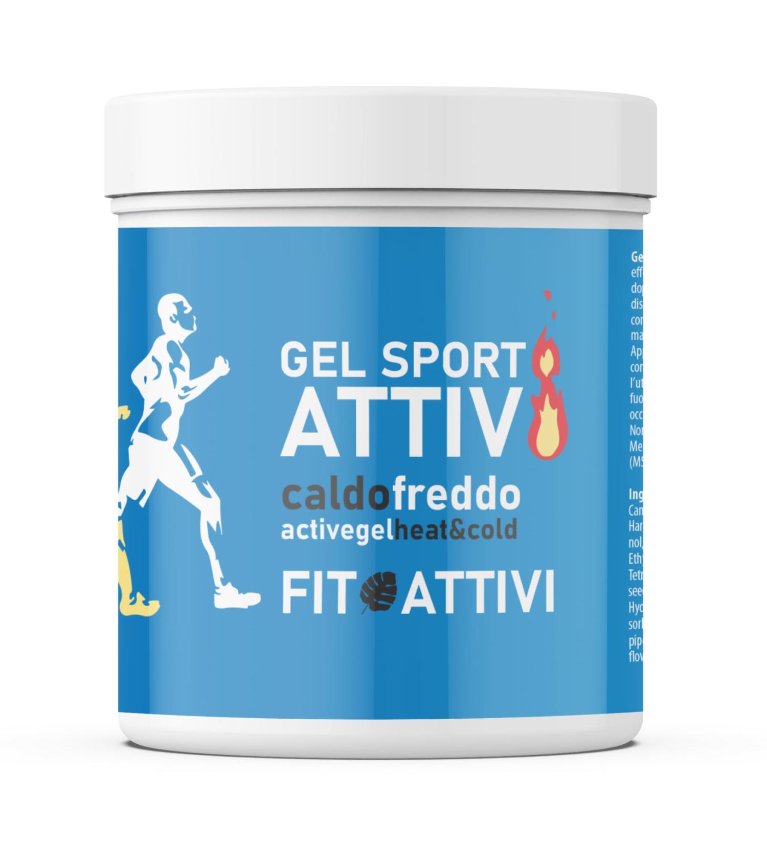 FITOATTIVI - Gel actif triple concentration 550 ml avec arnica vitamine E collag ne et acide hyaluronique gel de massage id al pour les sportifs avant et apr s l'entra nement 100% made in Italy