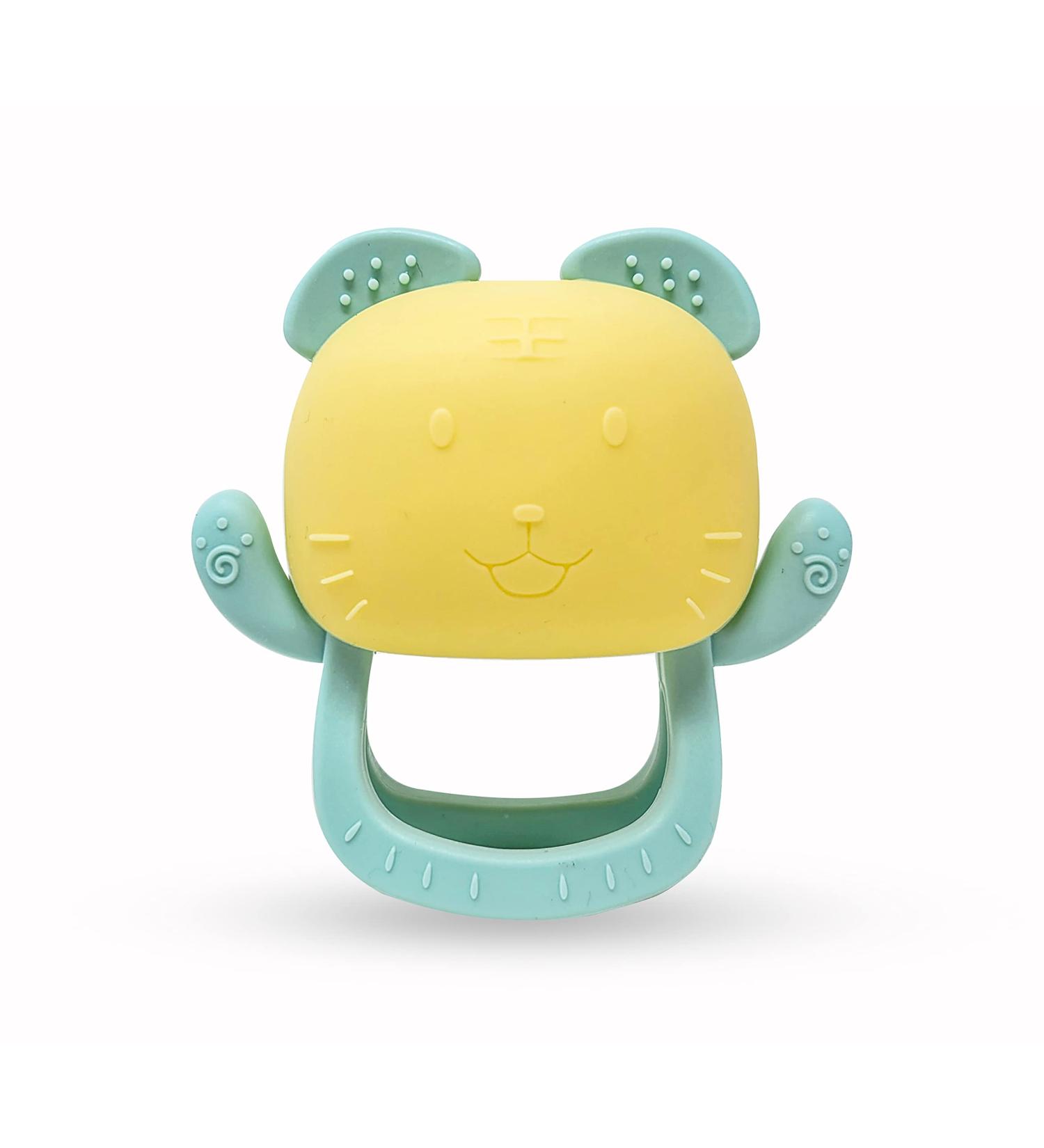 Polantis Tiger Baby Teething Toy | Baby Teether for Babies 0-6 Months | Teething Toys Set - Buy Online on GoSupps.com