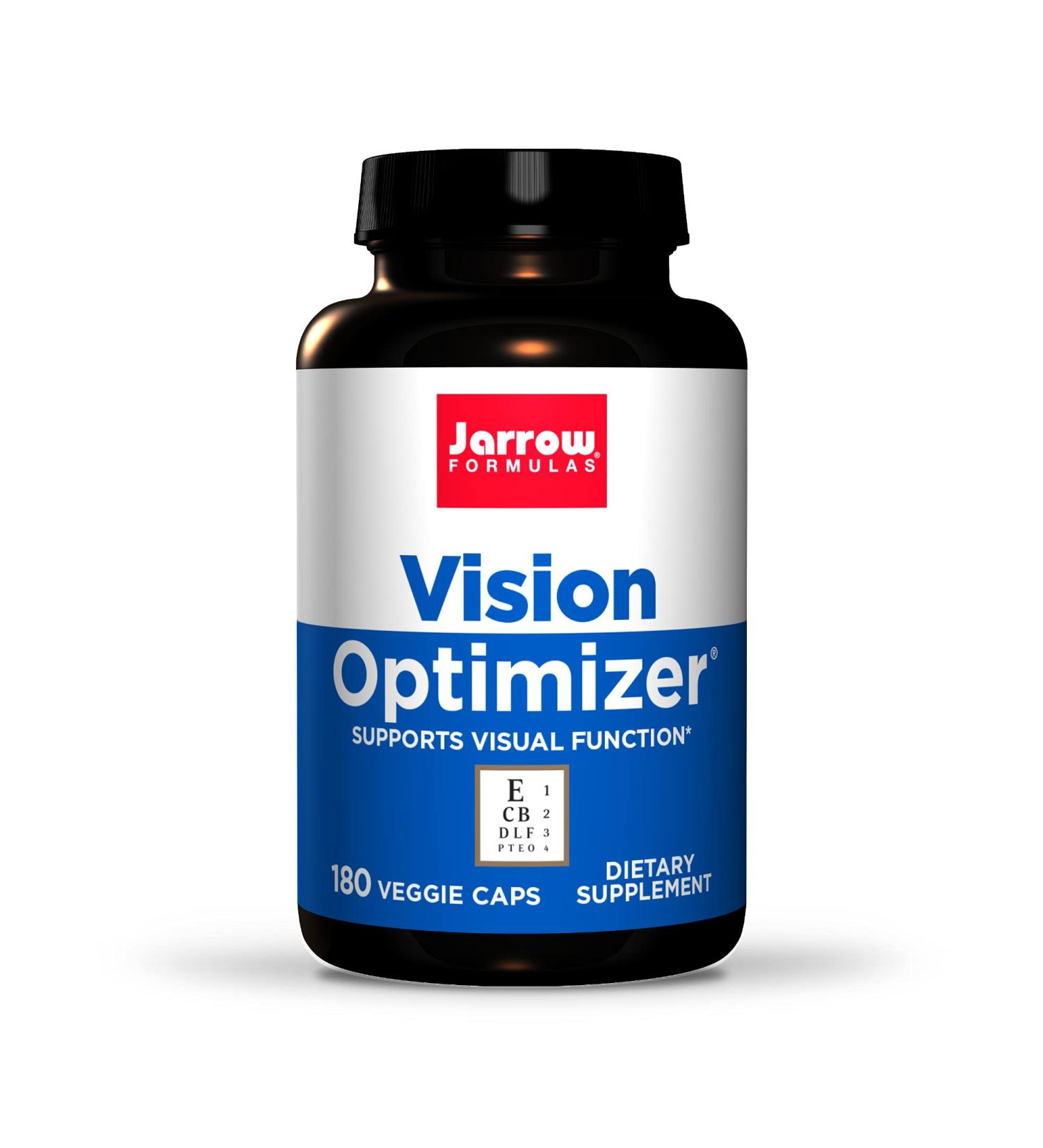 Jarrow Formulas Vision Optimizer 180 Veggie Caps - Ultimate Eye Health Supplement - Buy Online on GoSupps.com