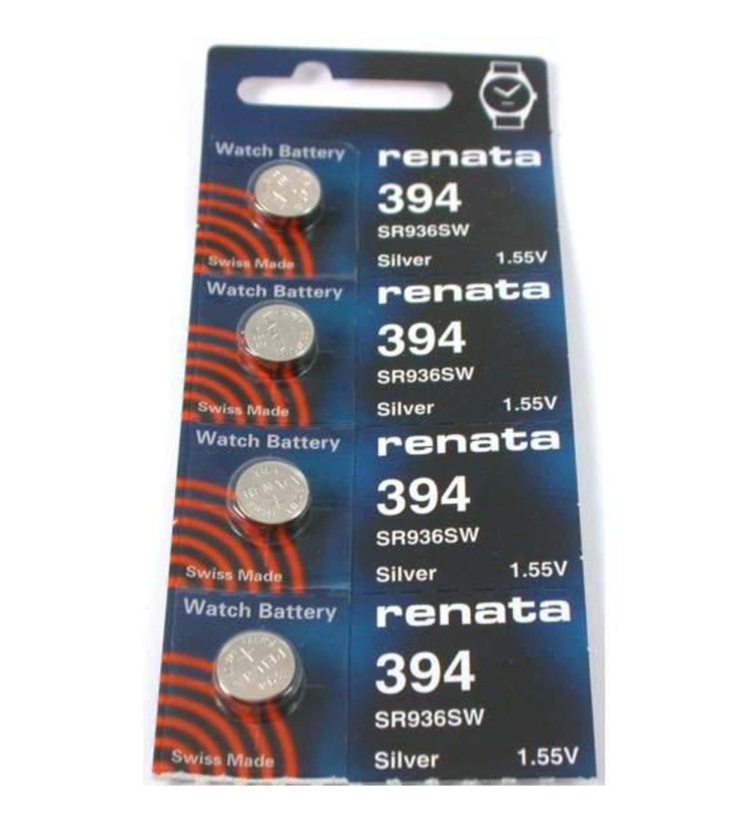 #394 Renata Watch Batteries 4Pcs