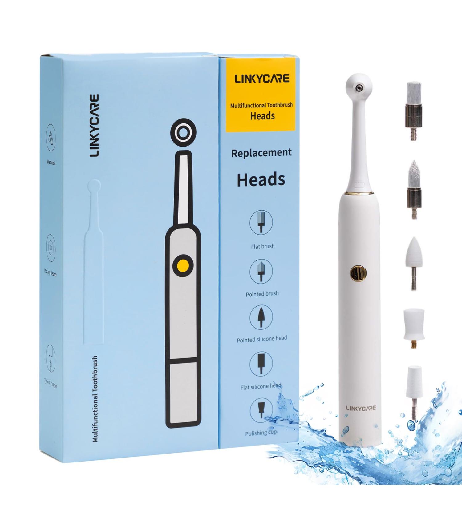 Electric Tooth Polisher & Dental Calculus Remover - 5 Heads USB Charge Waterproof | Household Oral Care Solution - Buy Online on GoSupps.com