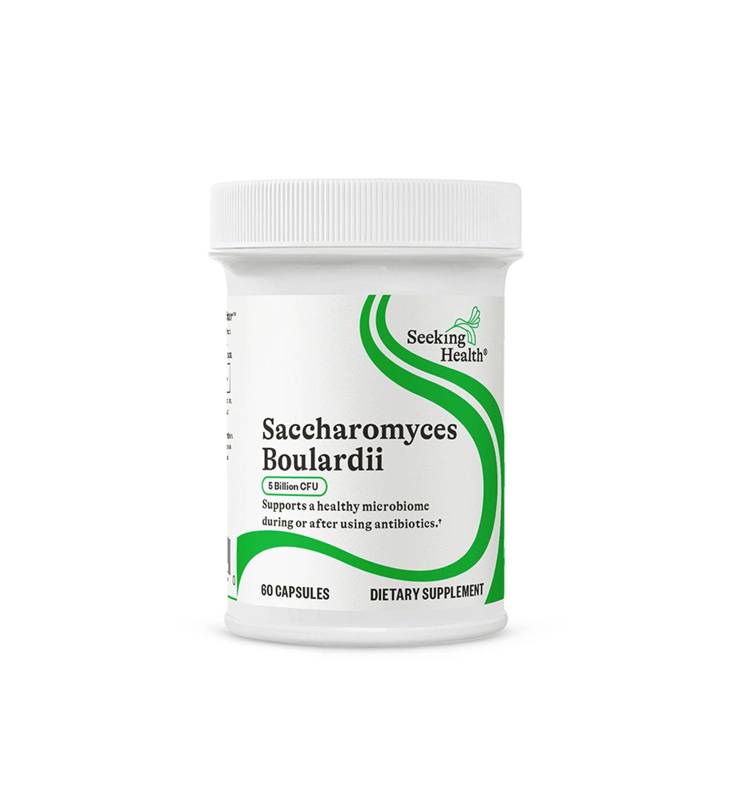 Seeking Health Saccharomyces Boulardii - Gentle Digestive Support for Healthy Bowel Movements* - Supports a Good GI Tract Environment & Microbiome While Traveling* - Gluten & Dairy-Free - 60 Capsules - Buy Online on GoSupps.com